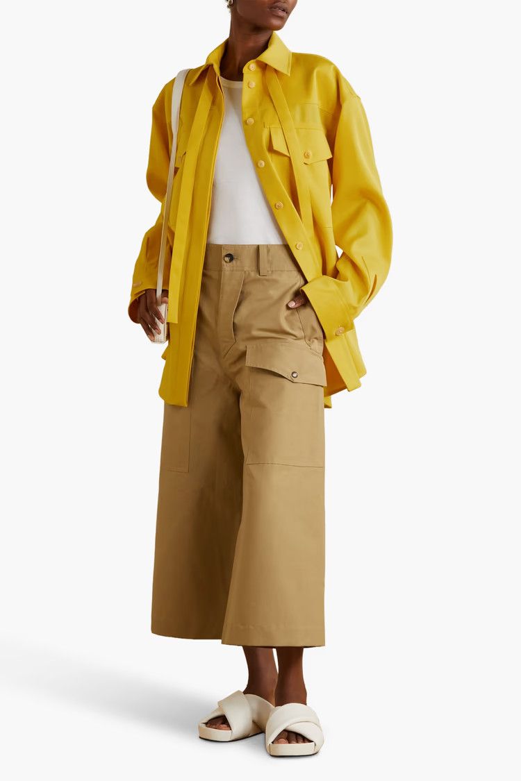 Jil Sander o1y1025 Solid Color Shirt in Yellow Size S / US 4 / IT 40 - 2 Thumbnail