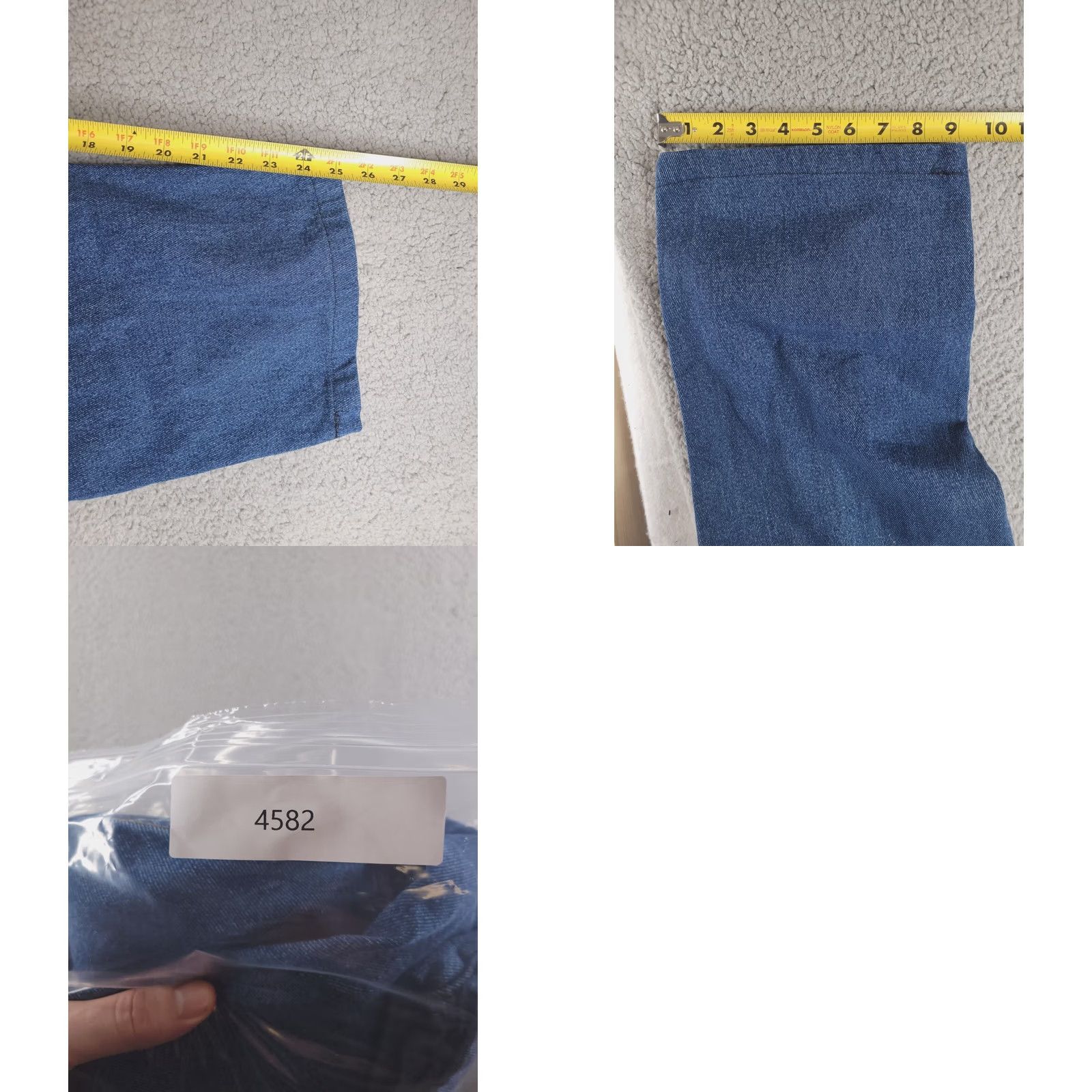 Vintage Big Mac Jeans Mens 40x25 Blue Denim Cropped Cropped Workwear Crop Denim Jeans 40 Mens Blue Size US 40 / EU 56 - 8 Thumbnail