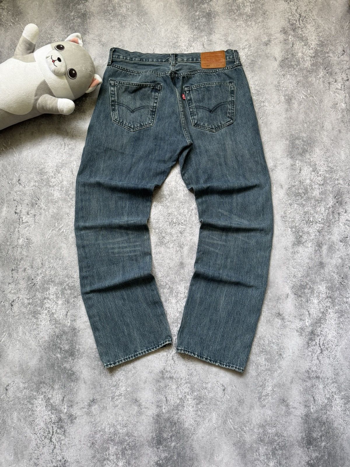Levi's × Vintage Vintage Levi’s 501 Faded Blue Jeans 34x32 Size US 34 / EU 50 - 1 Thumbnail