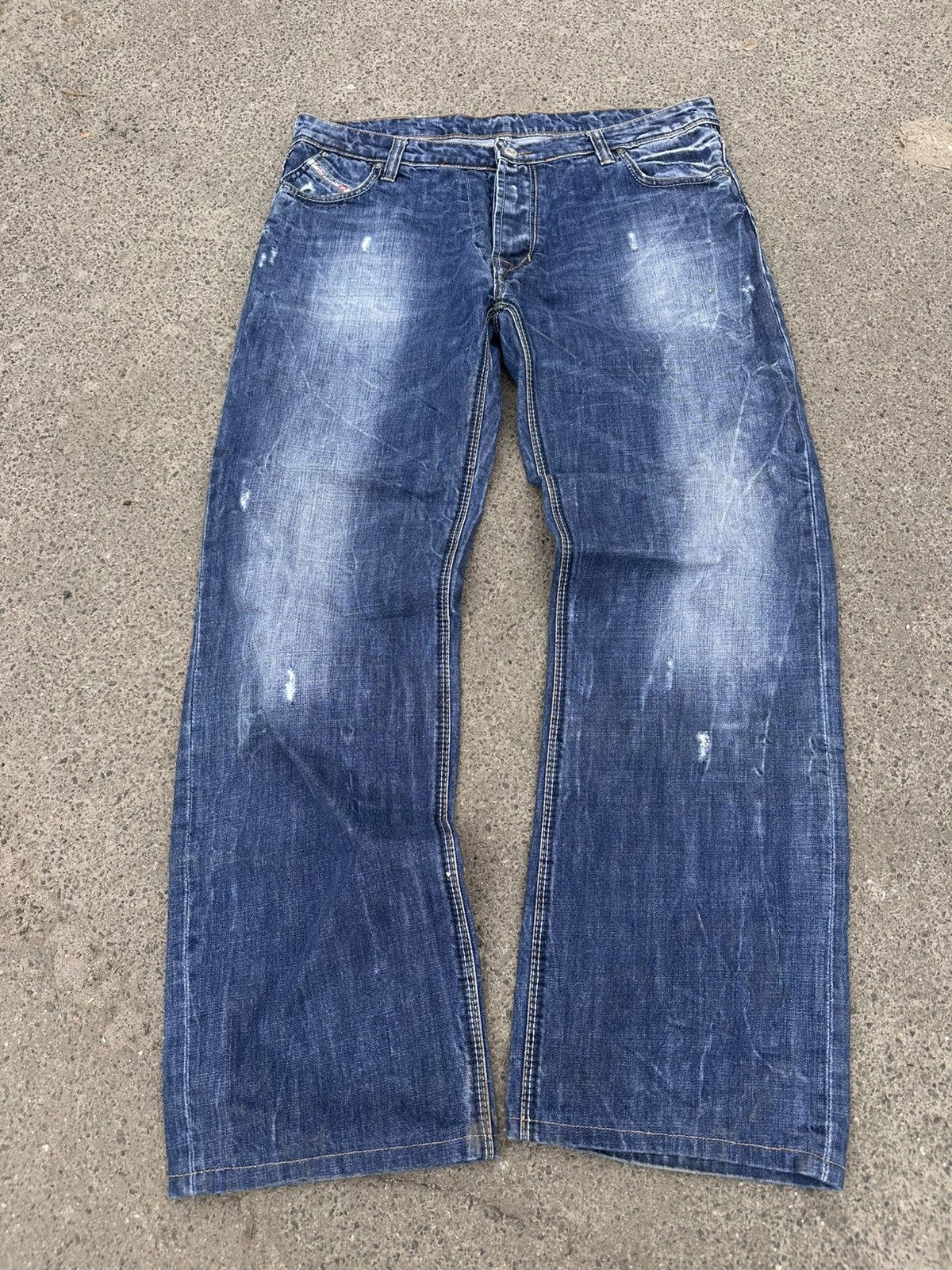 Diesel Diesel Faded Y2K Distressed Baggy Jeans Made in Italy Size US 38 / EU 54 - 5 Thumbnail