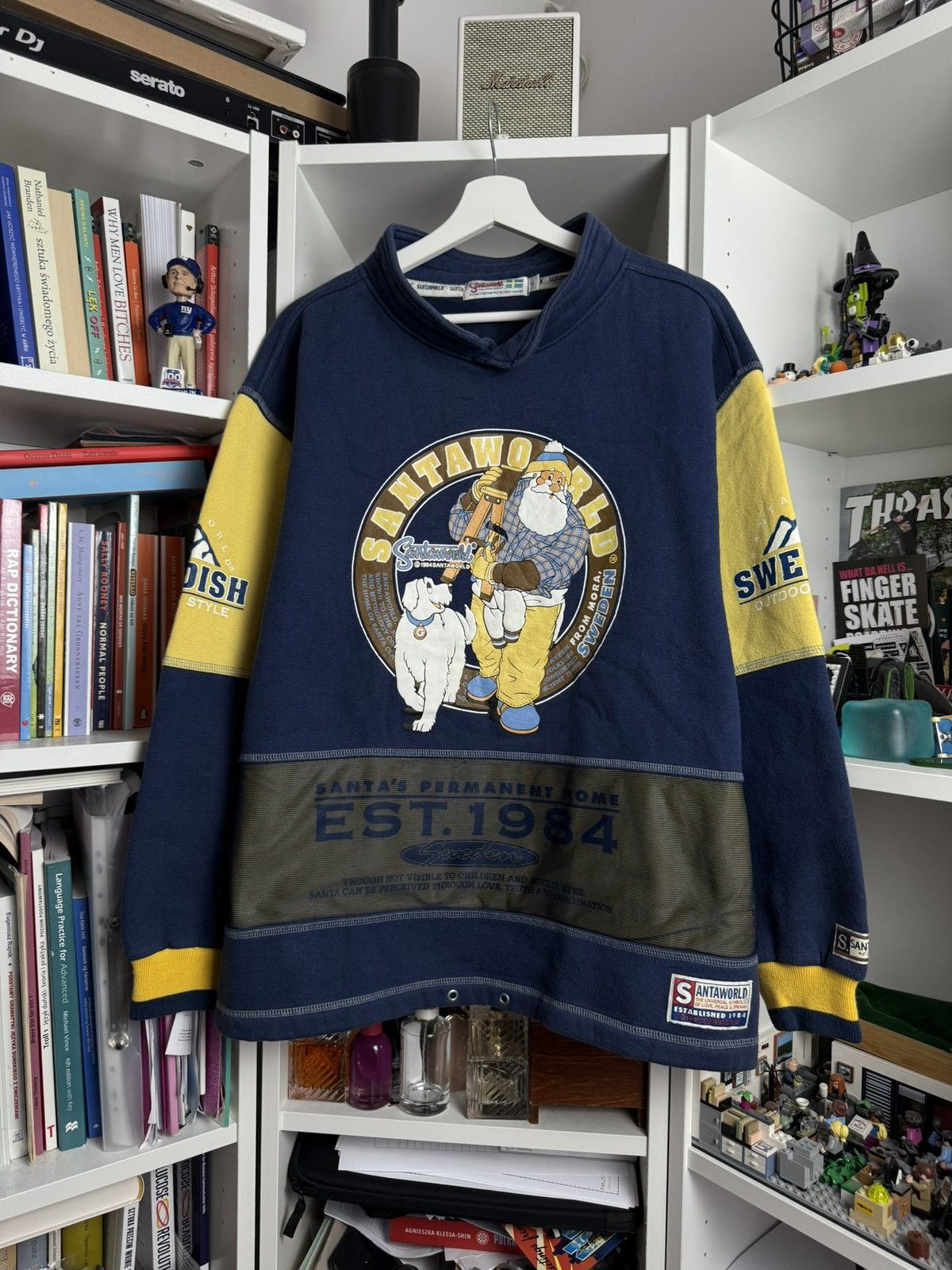 Japanese Brand × Vintage Vintage 80s Santaworld baggy printed sweatshirt XXL cartoon Size US XXL / EU 58 / 5 - 1 Thumbnail