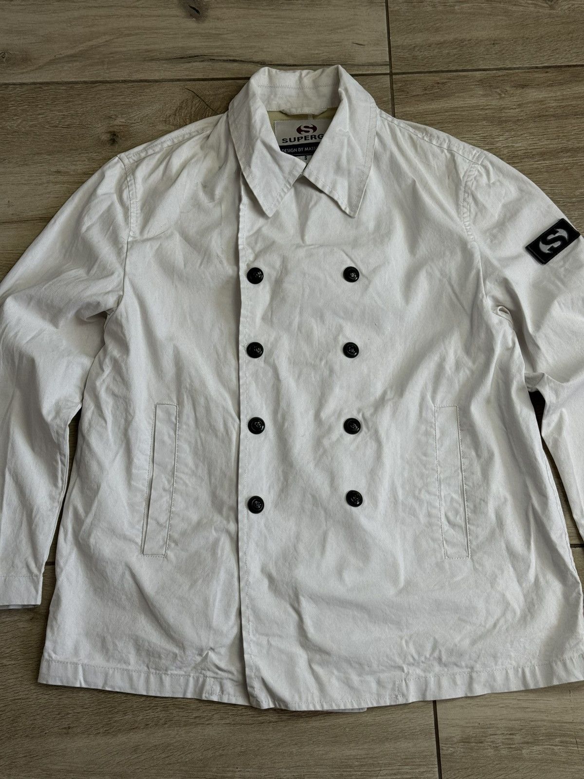 Massimo Osti 1997 Massimo Osti Superga Double Breasted Archive Jacket Size US S / EU 44-46 / 1 - 4 Thumbnail