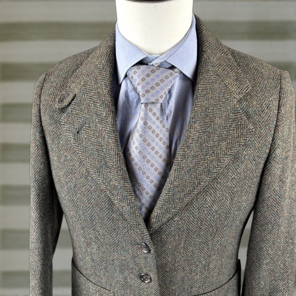Vintage VINTAGE L.L. Bean Blazer Jacket Womens 4 Petite Wool Tweed Quilted Insulated 90s Size S / US 4 / IT 40 - 1 Thumbnail