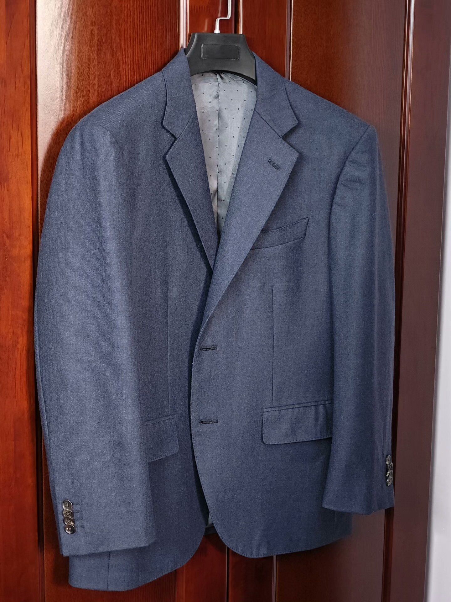 Japanese Brand Dormeuil Wool Half-Lined Custom Suit Size US M / EU 48-50 / 2 - 1 Thumbnail