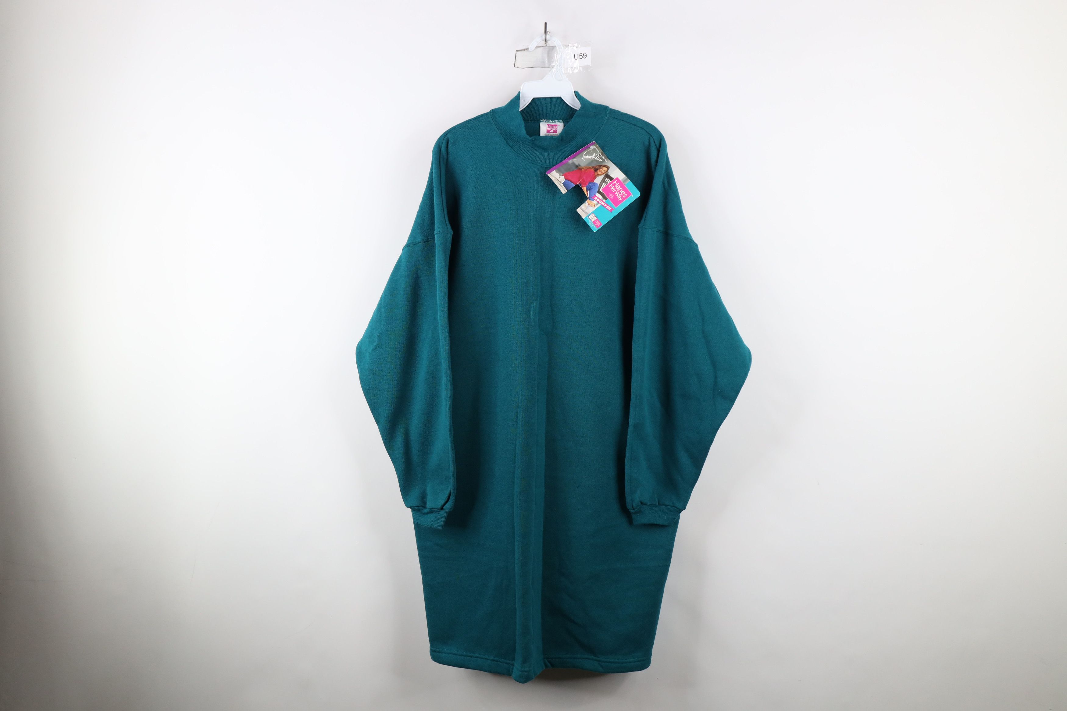 Vintage Deadstock Vintage 90s Streetwear Fit Sweatshirt Spruce Green Size 3XL / US 20-22 - 1 Thumbnail