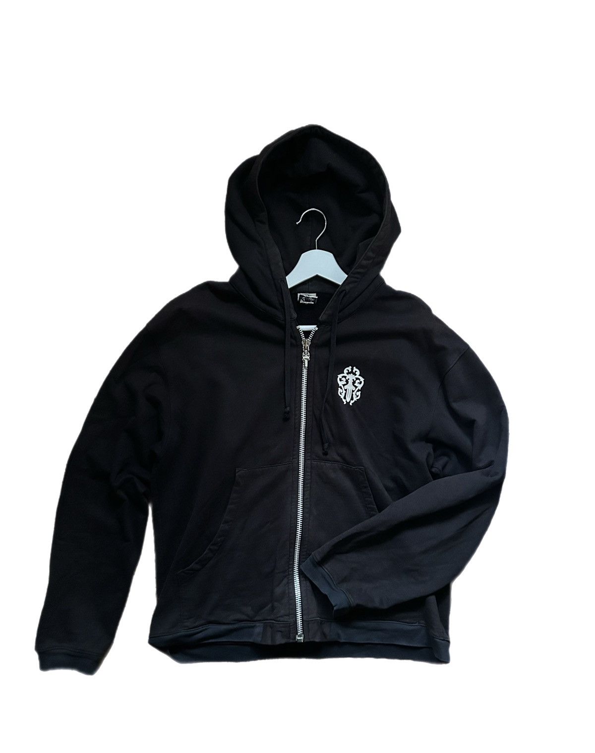 Chrome Hearts Rare Chrome Hearts Zip Hoodie “Fuck You”– Dagger Zip Size US M / EU 48-50 / 2 - 1 Thumbnail