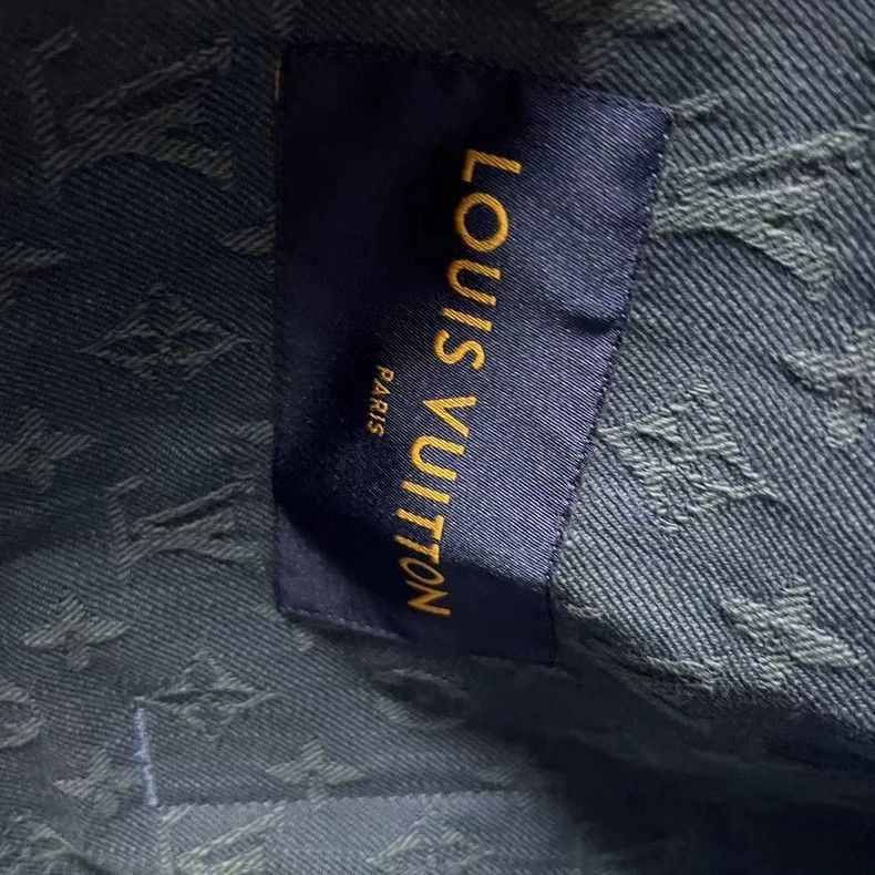 Louis Vuitton Louis Vuitton Blue Printed Casual Denim Jacket -2505 Size US XXL / EU 58 / 5 - 3 Thumbnail
