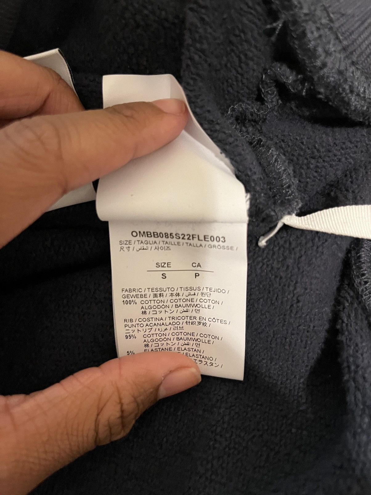 Off-White Off-White hoodie “Warrior Skate hoodie outer space” Size US S / EU 44-46 / 1 - 7 Thumbnail