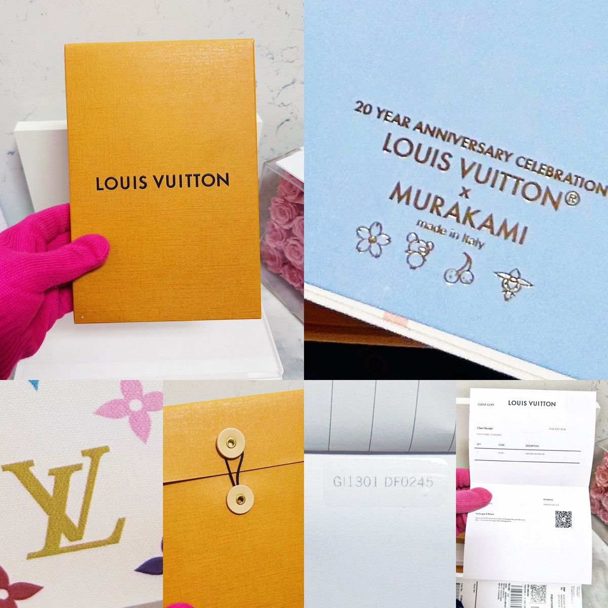 Louis Vuitton Authentic Louis Vuitton x Murakami 2025 Multicolor Notebook Size ONE SIZE - 11 Thumbnail