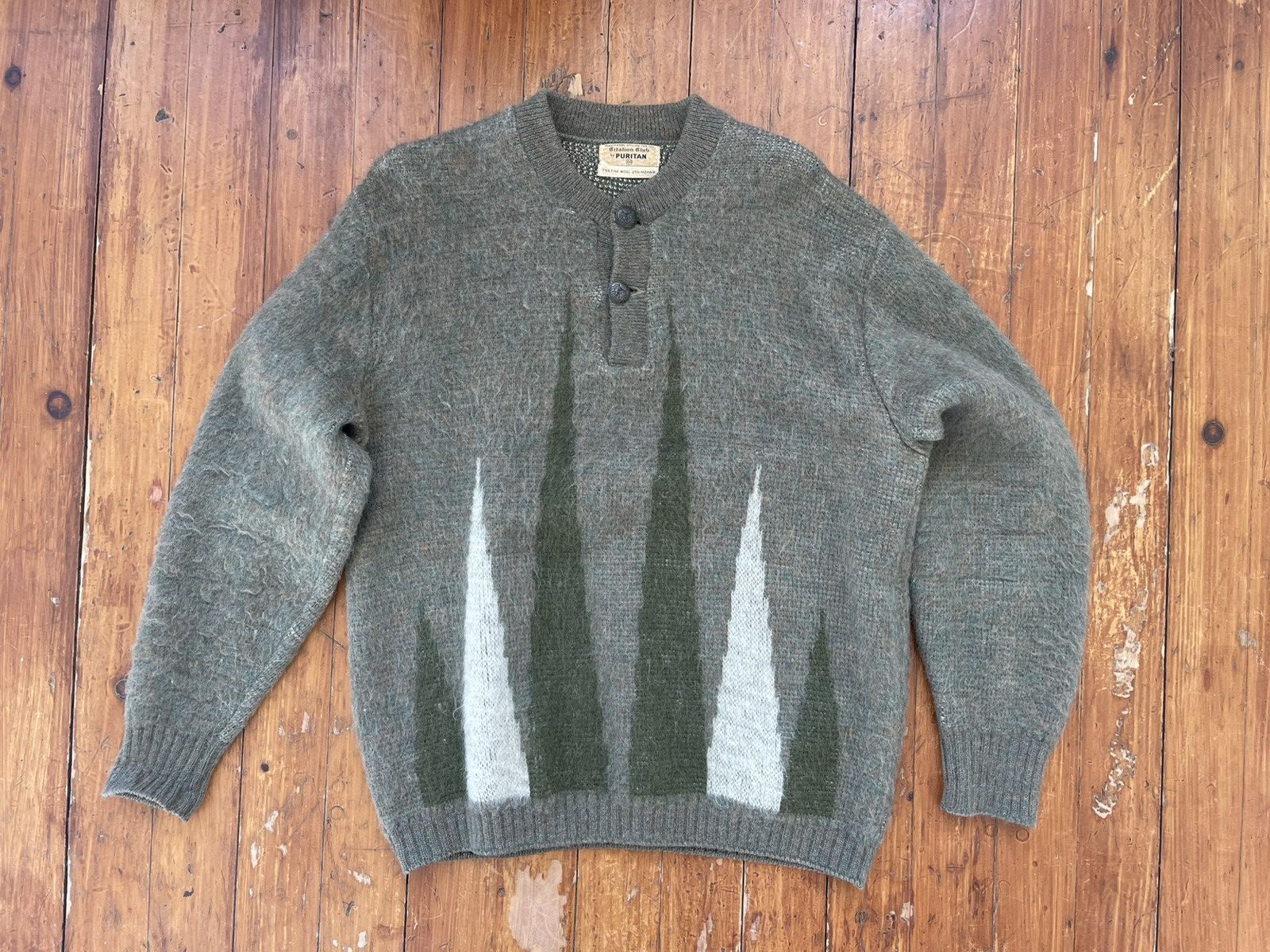 Vintage Citation Club by Puritan Knit Cardigan Size US M / EU 48-50 / 2 - 1 Thumbnail