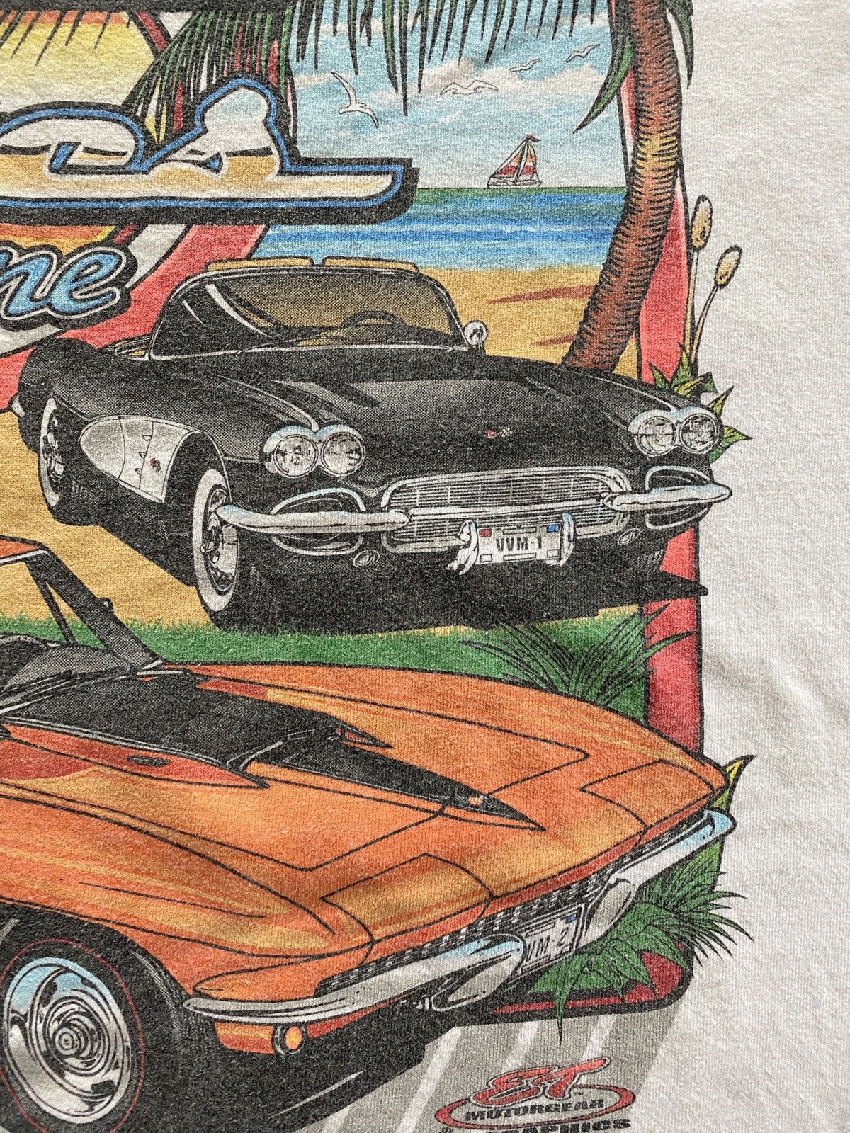 Anvil Vintage Y2K’s Vette Vues Magazine Florida Corvette Tee Size US XXL / EU 58 / 5 - 18 Thumbnail