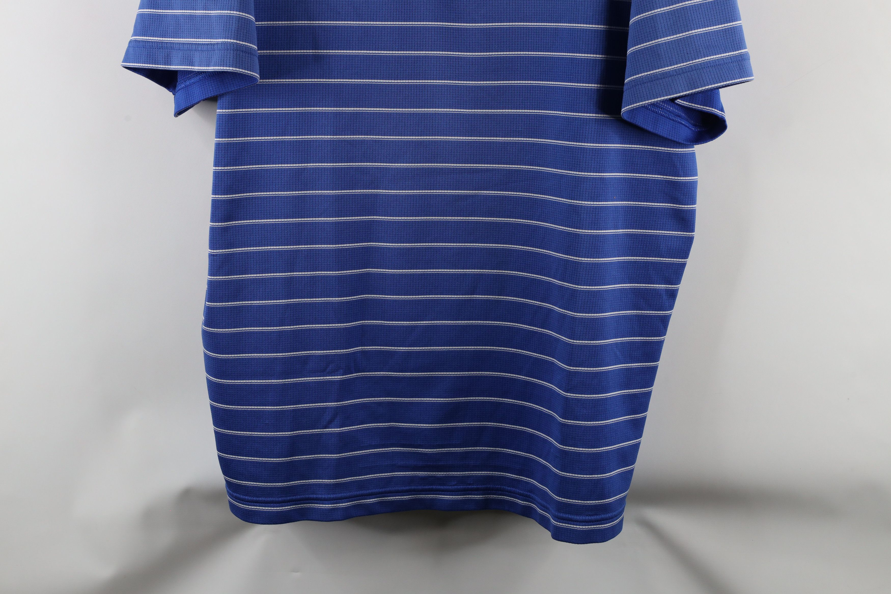 Nike × Vintage Vintage Nike Travis Scott Mini Swoosh Striped Knit Polo Size US XXL / EU 58 / 5 - 3 Thumbnail