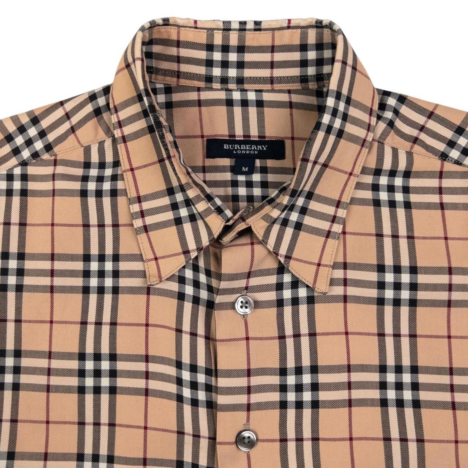 Burberry Vintage Burberry Nova Check Short Sleeve Button Up Size M Size US M / EU 48-50 / 2 - 3 Thumbnail