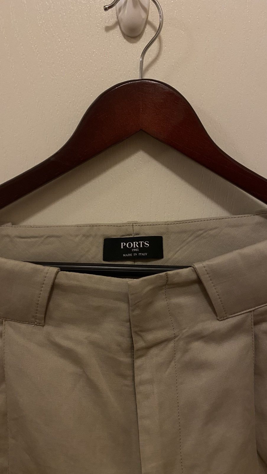 Ports 1961 Ports 1961 Side Stripe Trousers Beige Made in Italy Size US 32 / EU 48 - 3 Thumbnail