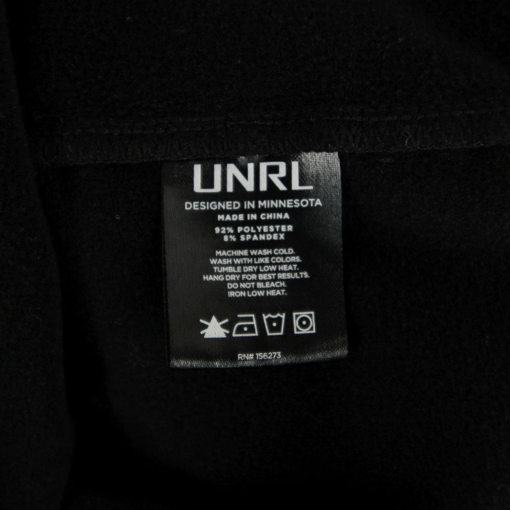 Vintage UNRL Elite Pullover Mens M Black Quarter Zip Performance Athletic TCO Logo Size US M / EU 48-50 / 2 - 8 Thumbnail