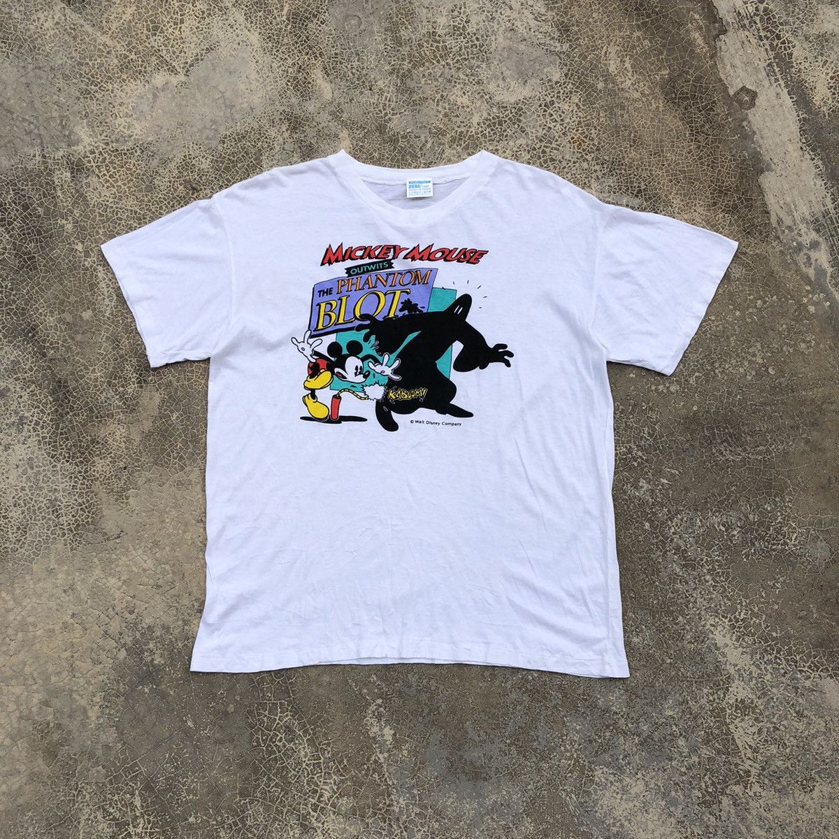 Disney MICKEY MOUSE The Phantom Blot Vintage T-Shirt