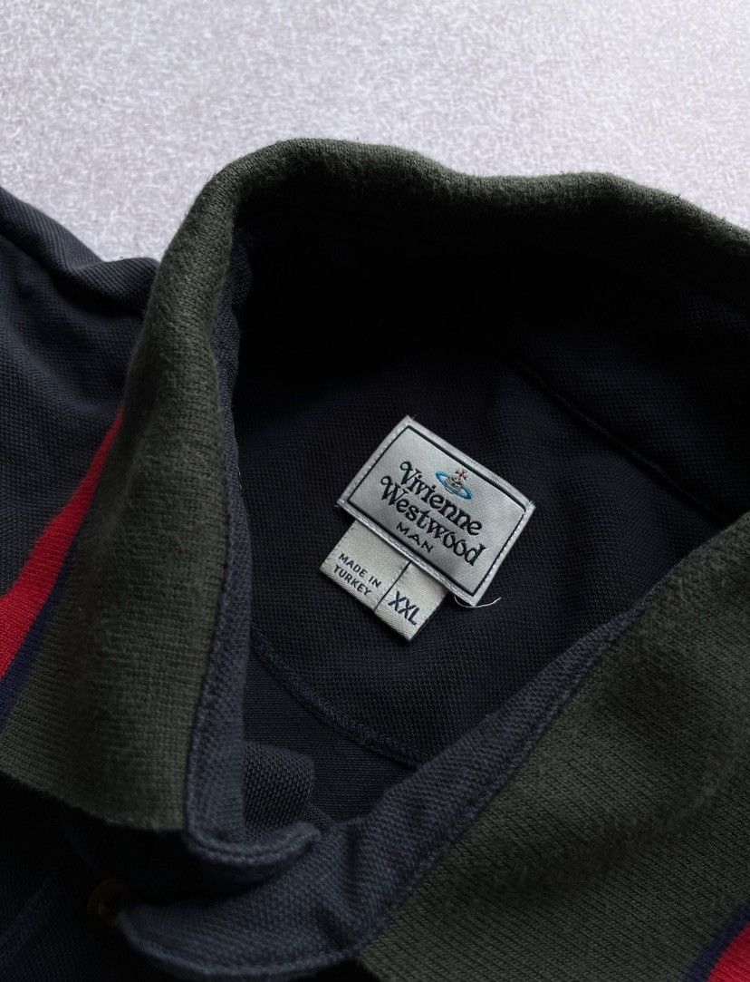 Vintage Vintage Vivienne Westwood Orb Saturn Polo Shirt Y2K XXL Size US XXL / EU 58 / 5 - 5 Thumbnail