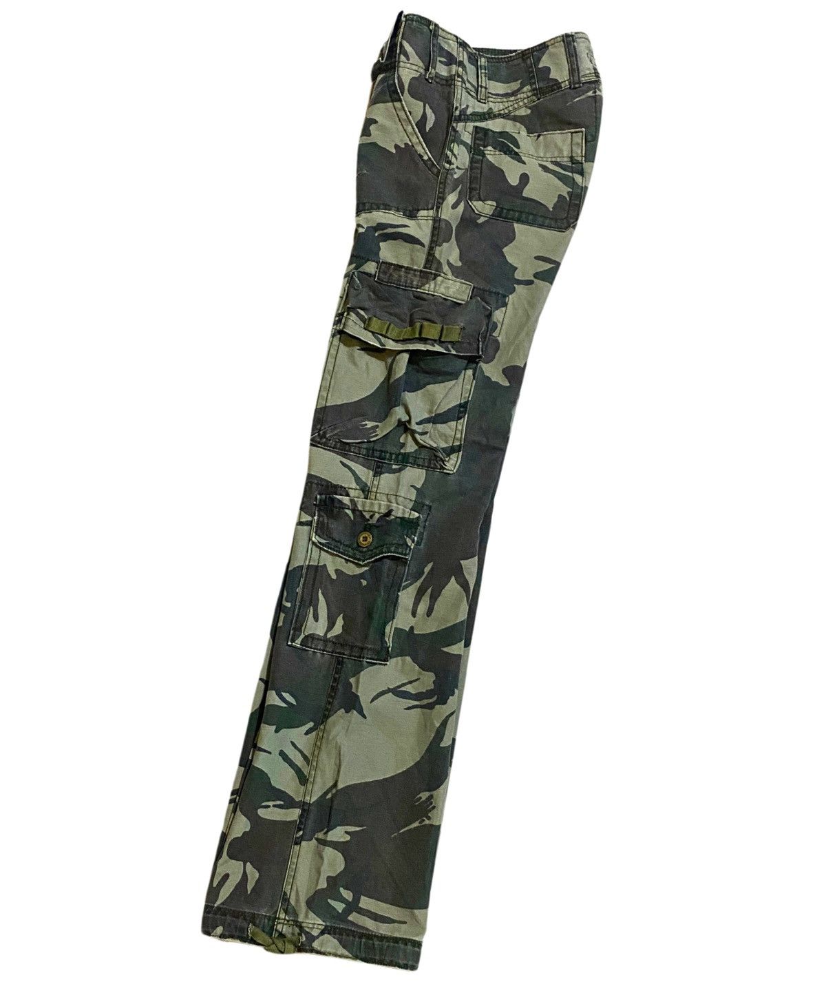 Vintage Vintage Pors ZA Camo Cargo Pants Size 27" / US 4 / IT 40 - 5 Thumbnail