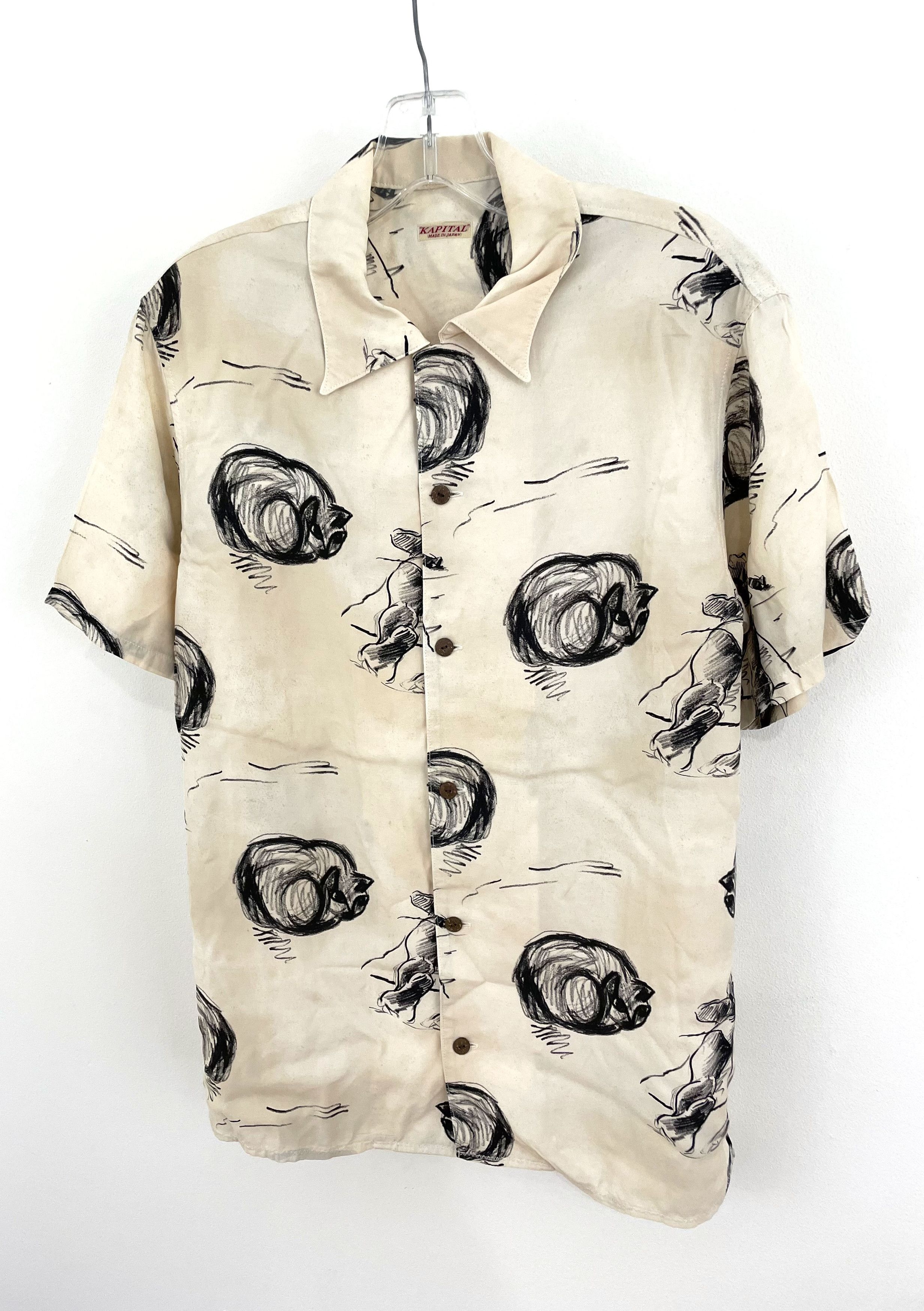 Kapital Sleepy Cat Shirt Size US L / EU 52-54 / 3 - 2 Thumbnail
