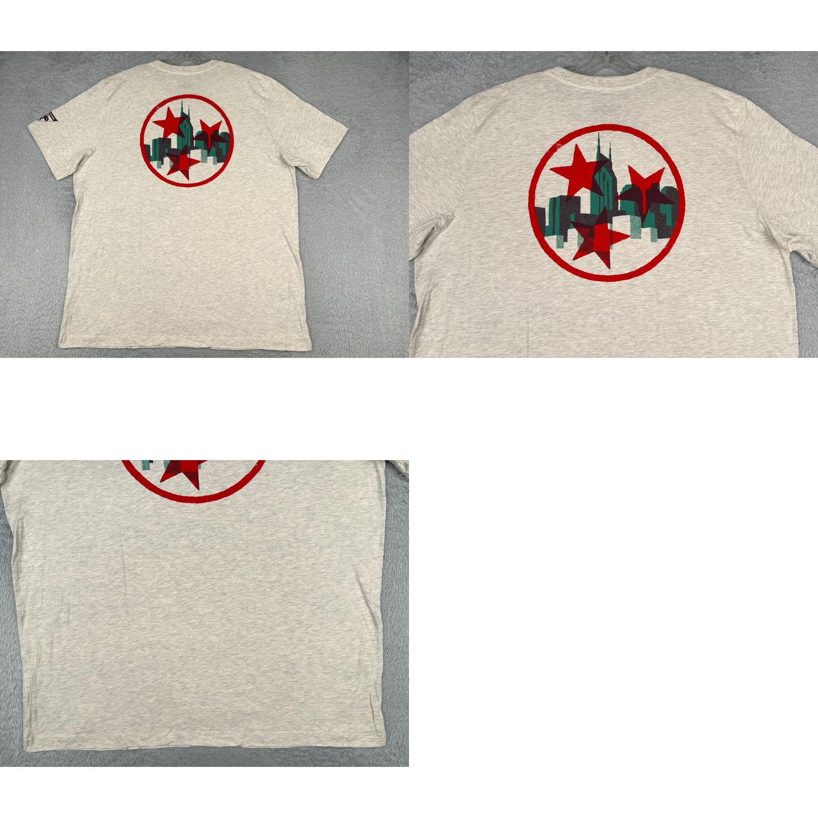 Vintage Legends Global Merchandise Nashville Grand Prix Shirt Adult 2XL Beige Short Sleeve Crew Neck Indycar Indy Size US XXL / EU 58 / 5 - 9 Thumbnail