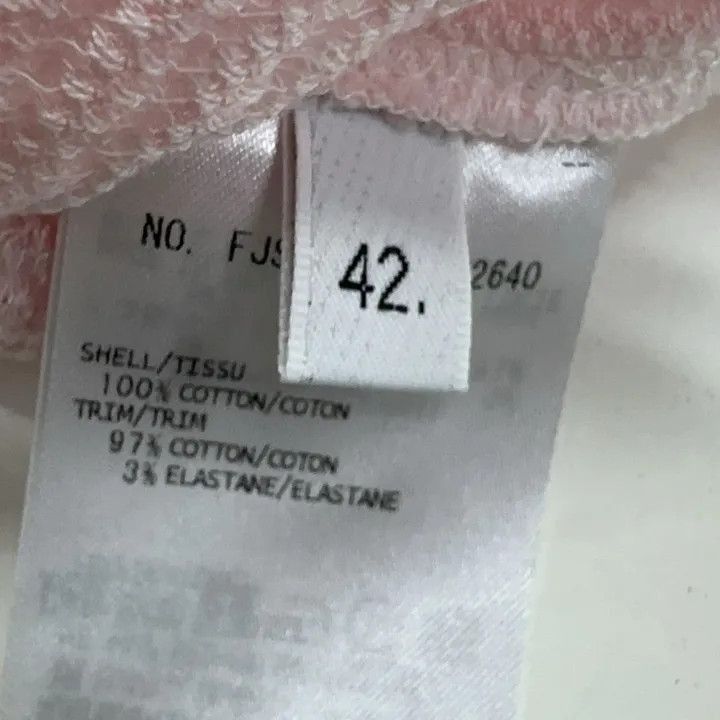 Thom Browne Thom Browne Striped Puff Sleeve T-shirt Light Pink -2507 Size L / US 10 / IT 46 - 4 Thumbnail