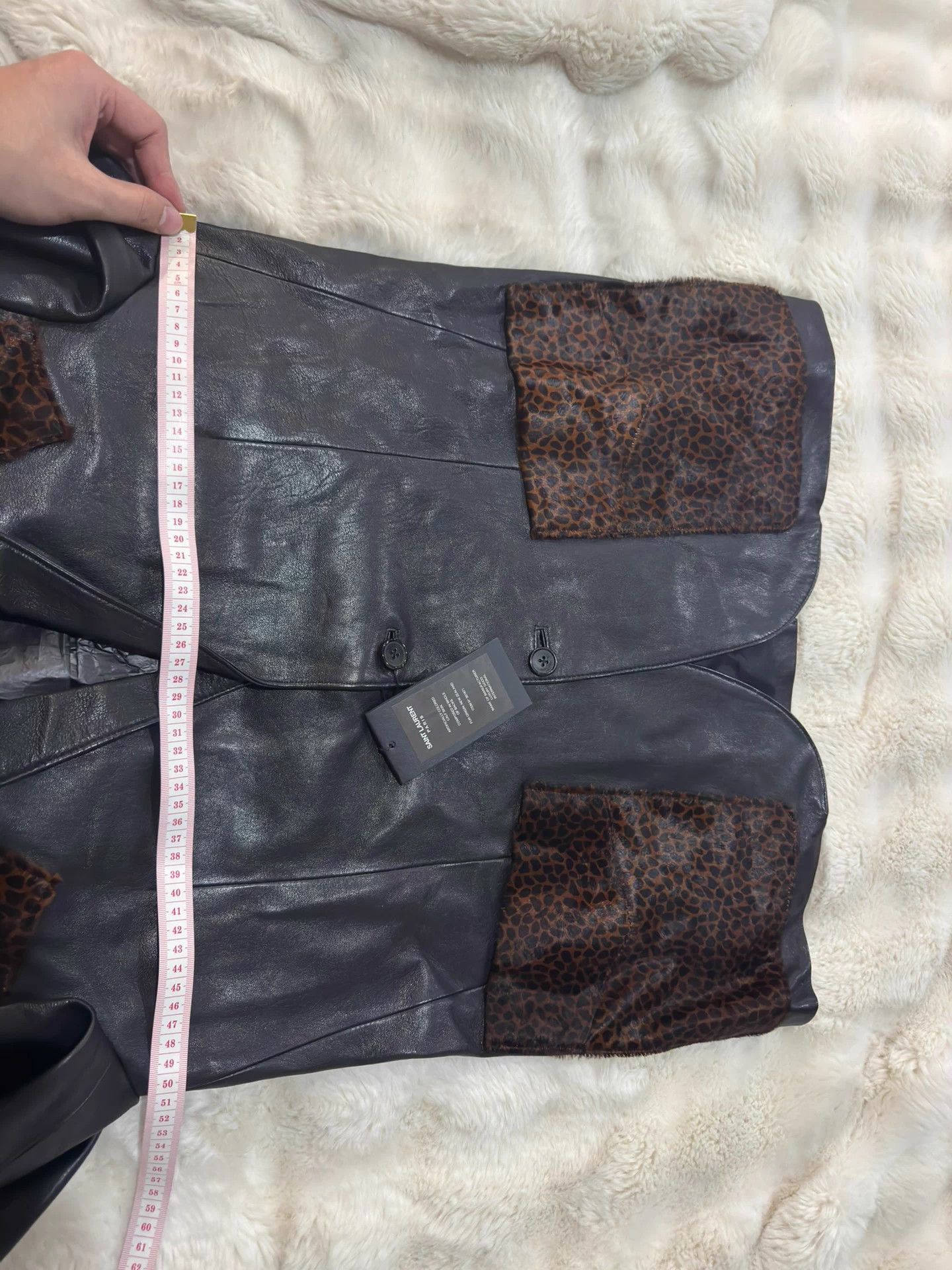 Saint Laurent Paris YSL 14FW Leopard Print Hedi Lambskin Blouson Men 48 New Size US M / EU 48-50 / 2 - 6 Thumbnail