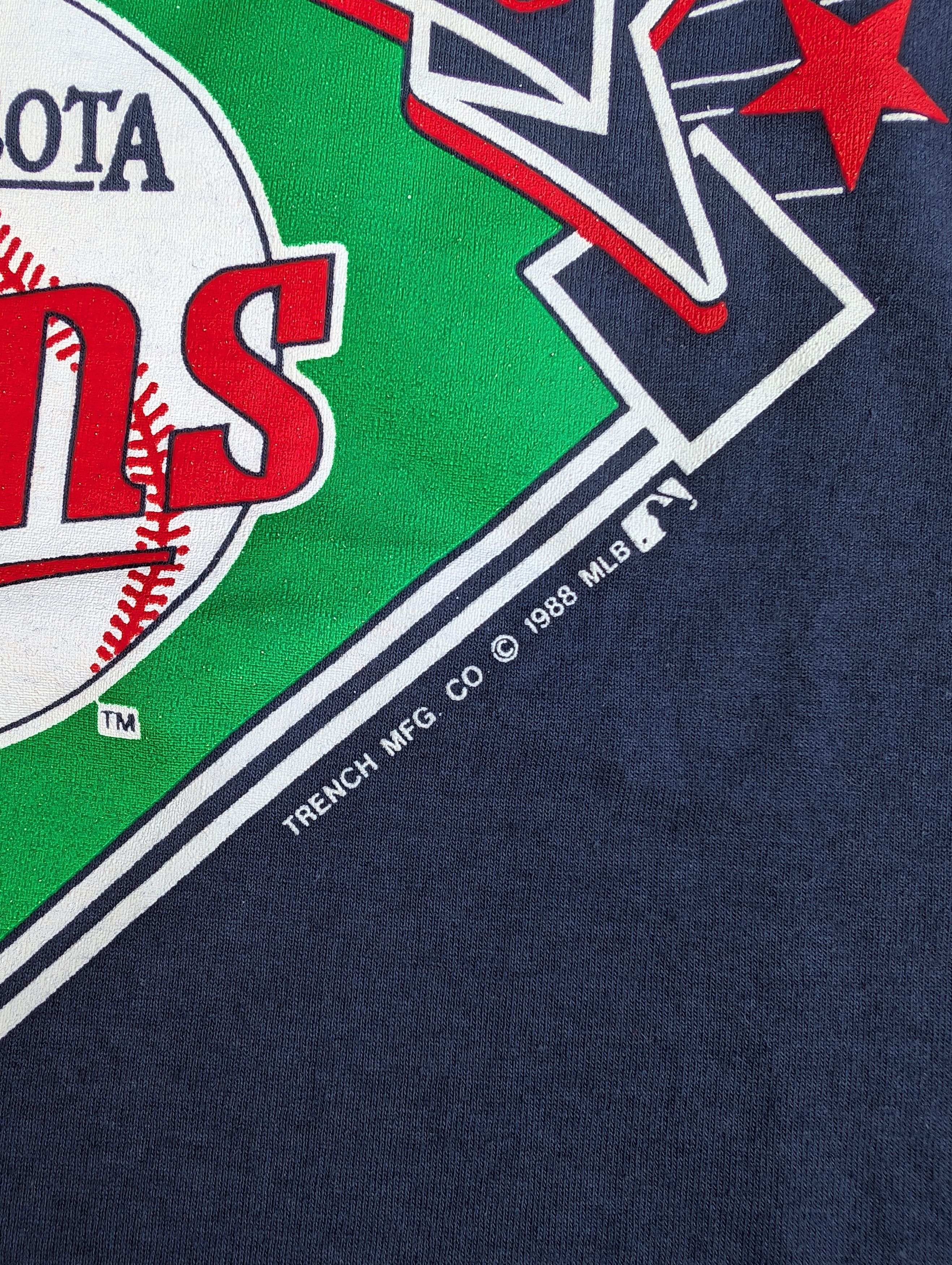 MLB × Vintage Vtg 1988 Minnesota Twins screen stars graphic t shirt sz XL Size US XL / EU 56 / 4 - 6 Thumbnail
