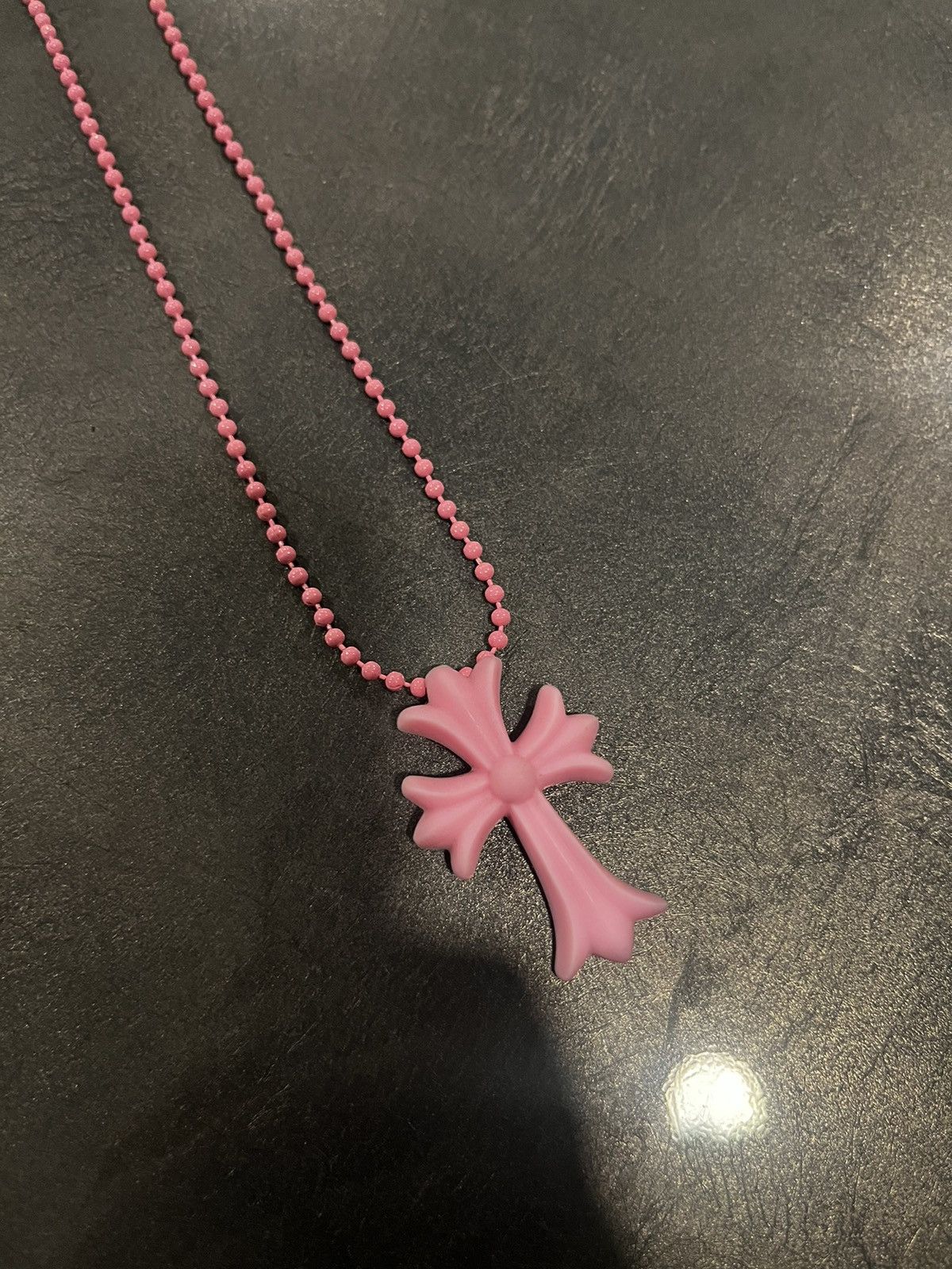 Chrome Hearts silicone cross necklace