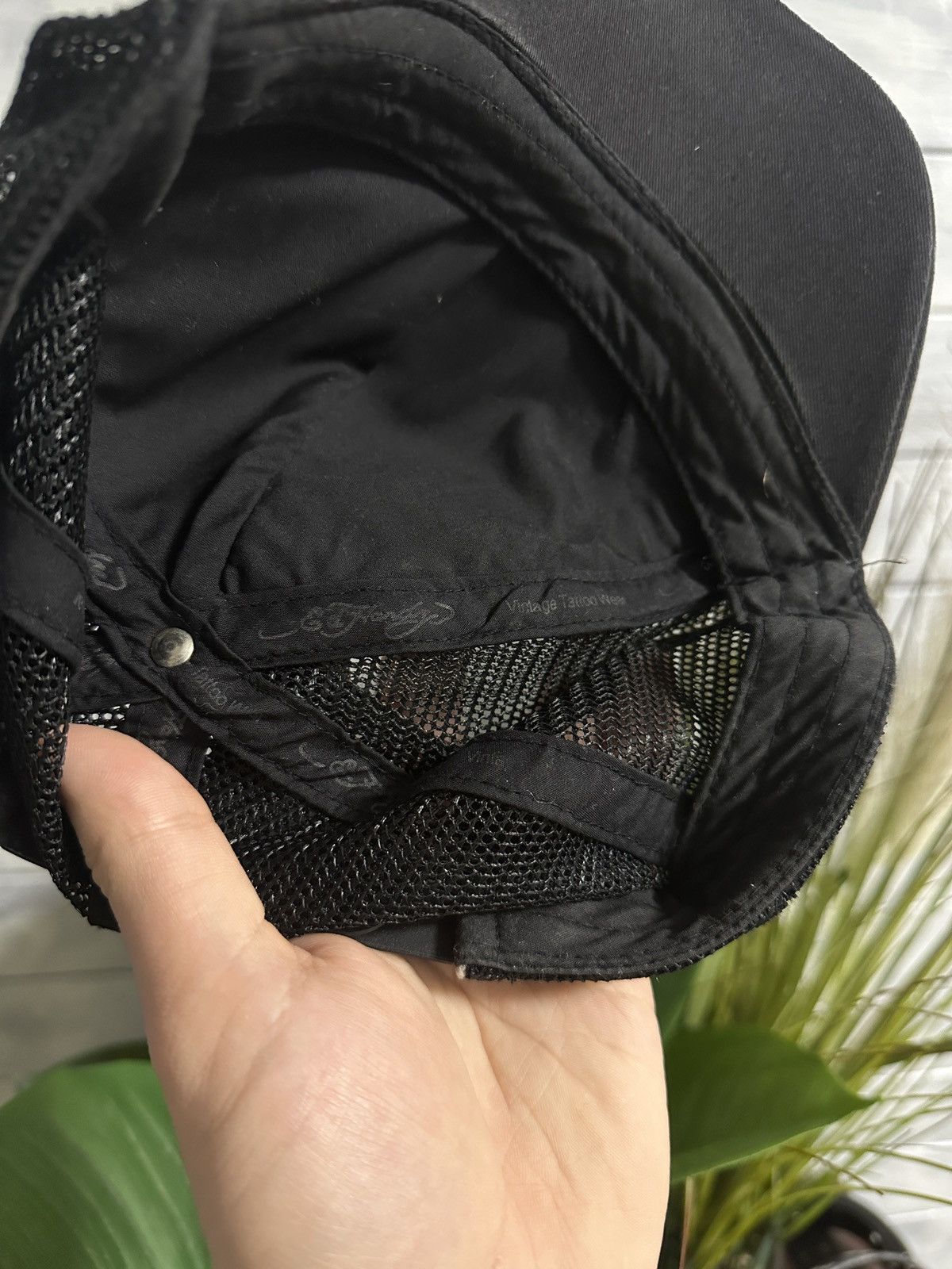 Ed Hardy Rare Vintage Cap Ed Hardy Tattoo Wear Skull Size ONE SIZE - 7 Thumbnail