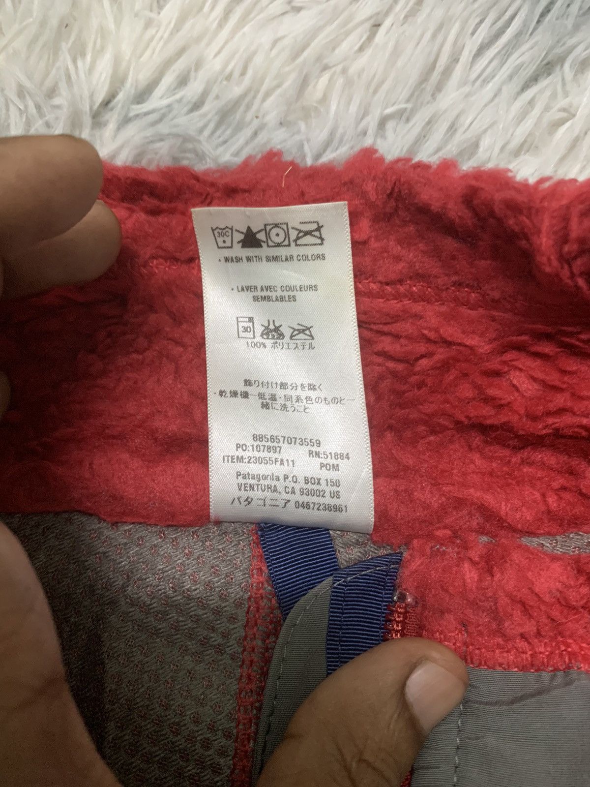 Patagonia × Vintage 90s PATAGONIA FLEECE JACKET RED COLOUR 🔥🔥 Size US L / EU 52-54 / 3 - 10 Thumbnail