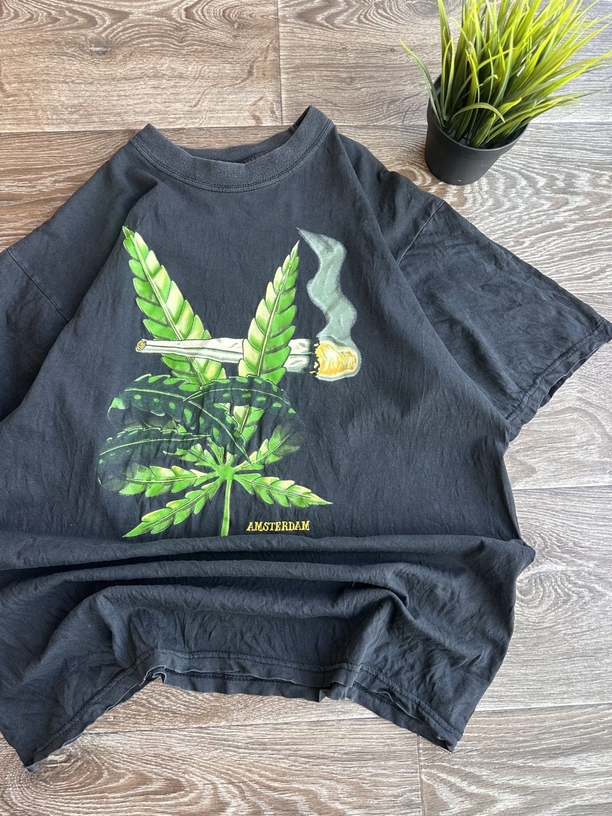 Snoop Dogg 🔥 90s Marijuana Smoke Weed Hip Hop Rap T Shirt 2Pac Jay-Z Size US L / EU 52-54 / 3 - 2 Thumbnail