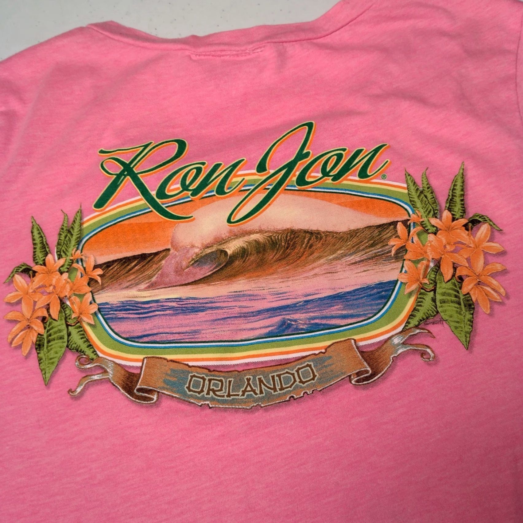 Ron Jon Surf Shop Ron Jon Surf Shop Orlando Shirt Women M Pink Rainbow Beach Surfing Florida Y2K Size M / US 6-8 / IT 42-44 - 3 Thumbnail
