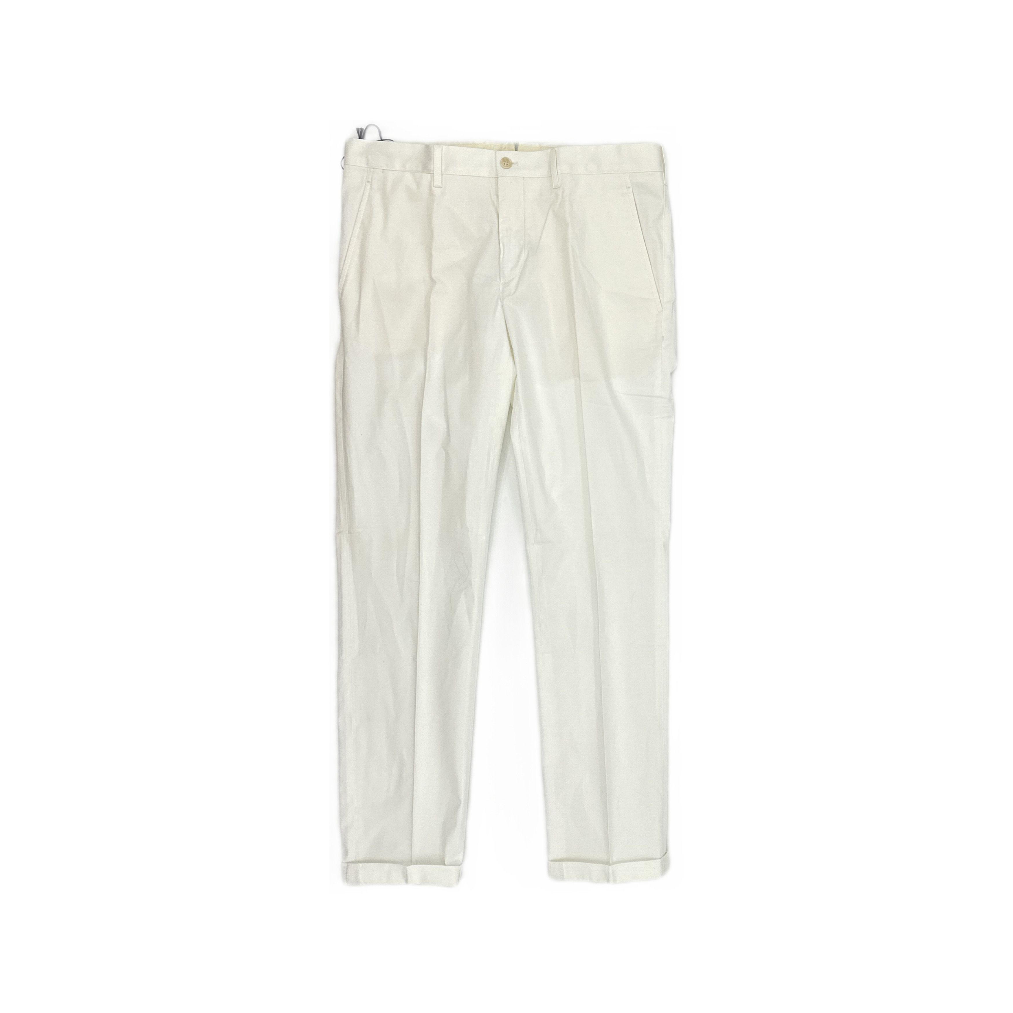 Prada Prada White Casual Pants Size 32 Size US 32 / EU 48 - 1 Thumbnail