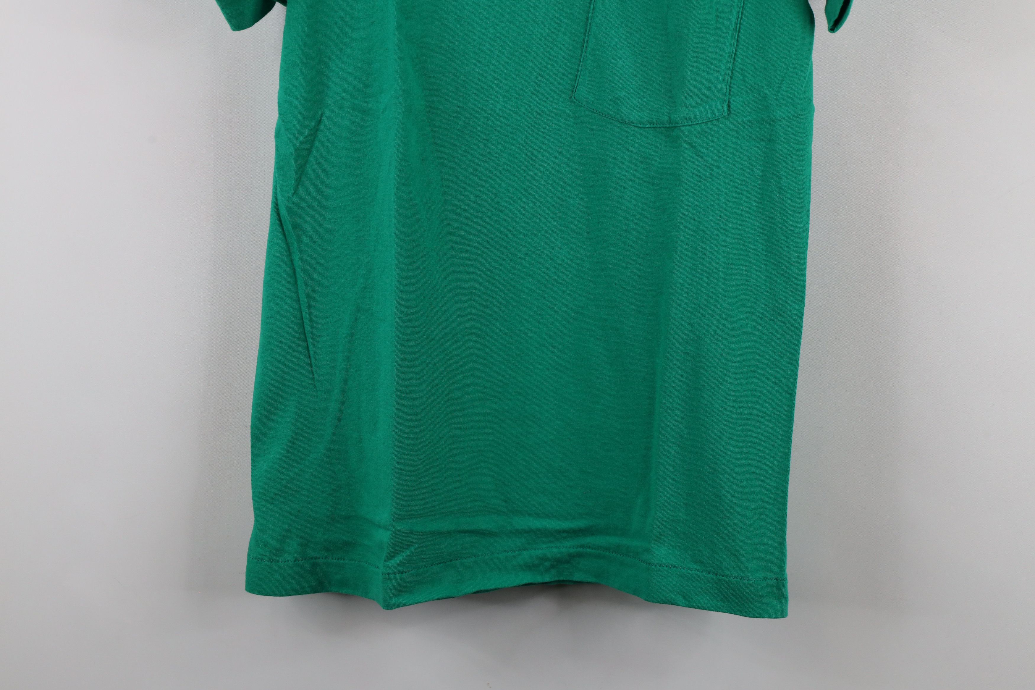 Vintage Vintage 80s 90s Streetwear Cotton T-Shirt Kelly Green USA Size US M / EU 48-50 / 2 - 3 Thumbnail