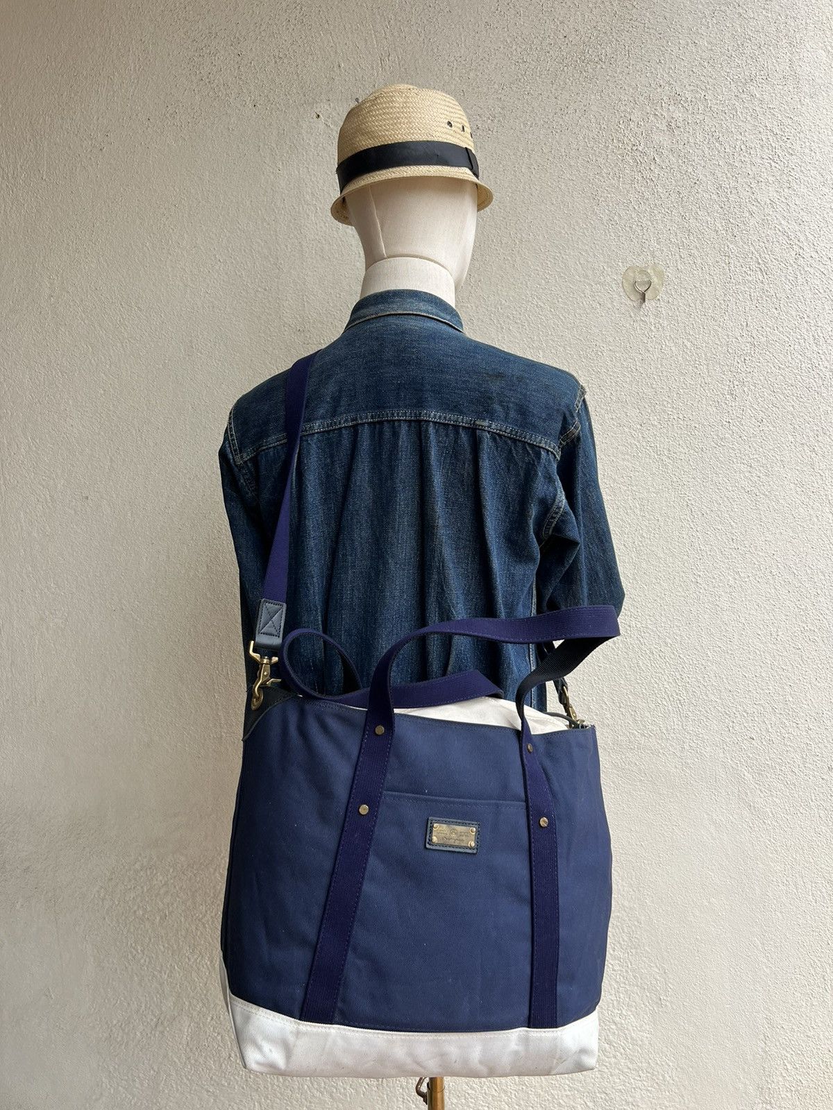 MasterPiece Masterpiece X Victim Japan Muddy Stains 2 Way Tote Bag Size ONE SIZE - 5 Thumbnail