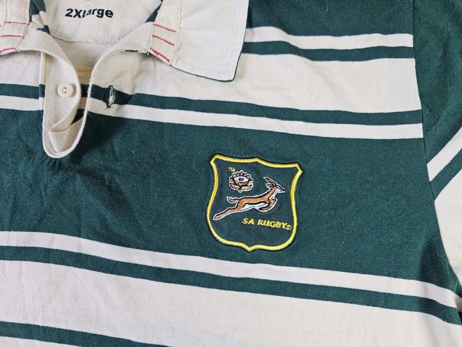 Canterbury of New Zealand 009 Canterbury Springboks Lions Tour Rugby Polo Shirt 2XL Size US XXL / EU 58 / 5 - 7 Thumbnail