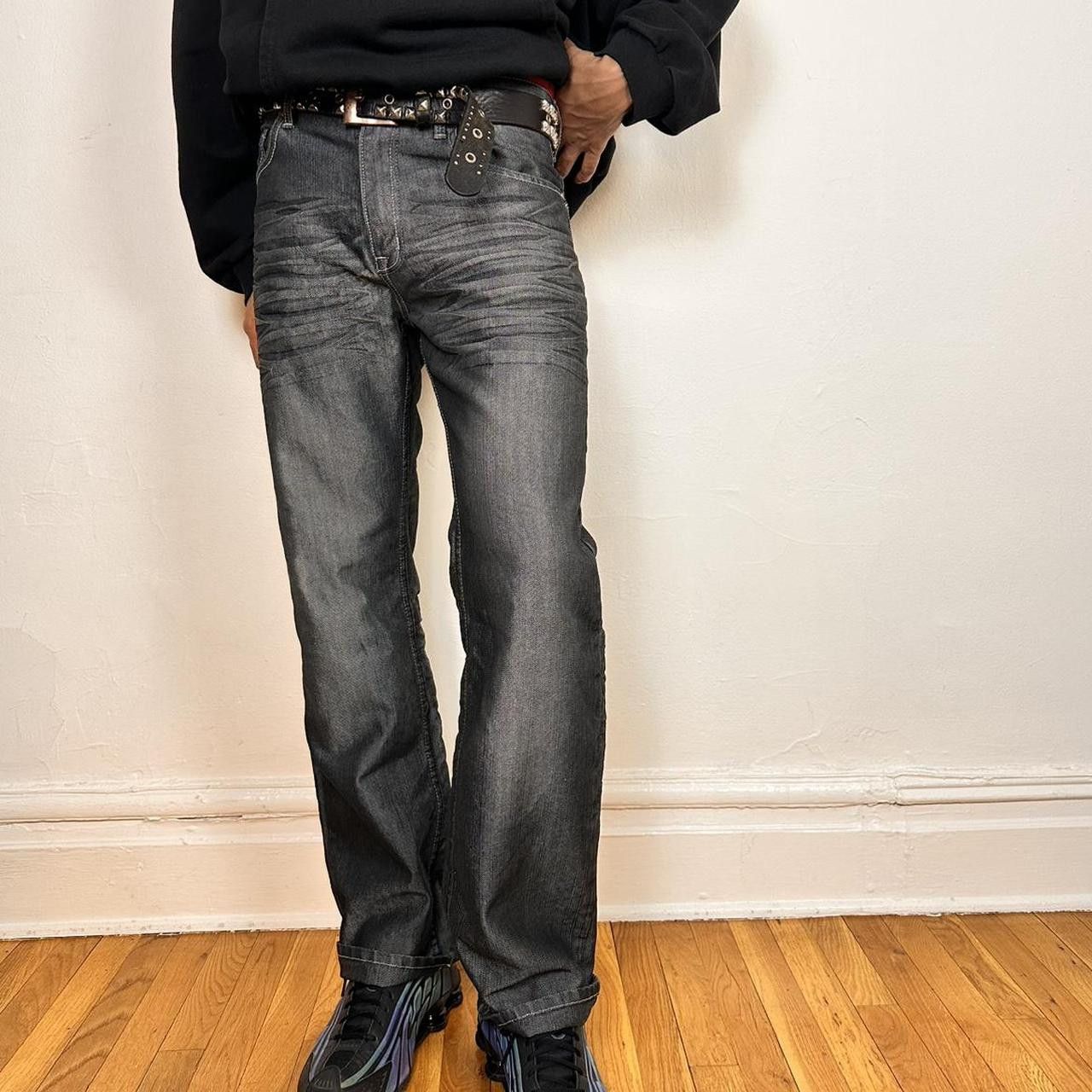 Vintage Vintage Champs Silver/Blue Denim Chambray Jeans _ 32x34" Size US 32 / EU 48 - 6 Thumbnail