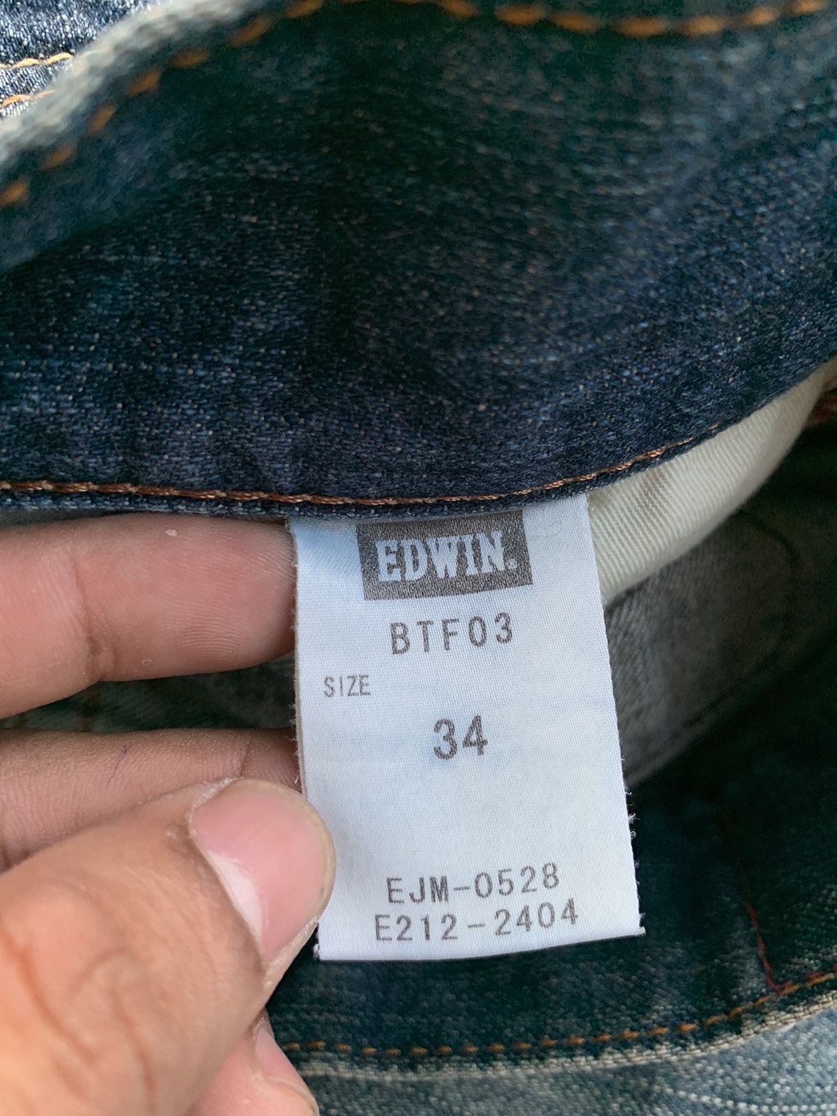 Edwin × Japanese Brand Vintage Edwin Tokyo Japan Blue Trip Size US 36 / EU 52 - 18 Thumbnail