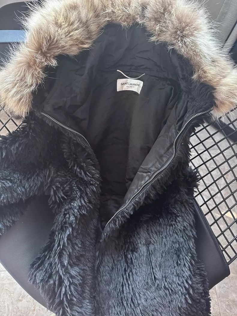 Saint Laurent Paris Saint Laurent Paris Black fur integrated jacket-2506 Size US M / EU 48-50 / 2 - 1 Thumbnail