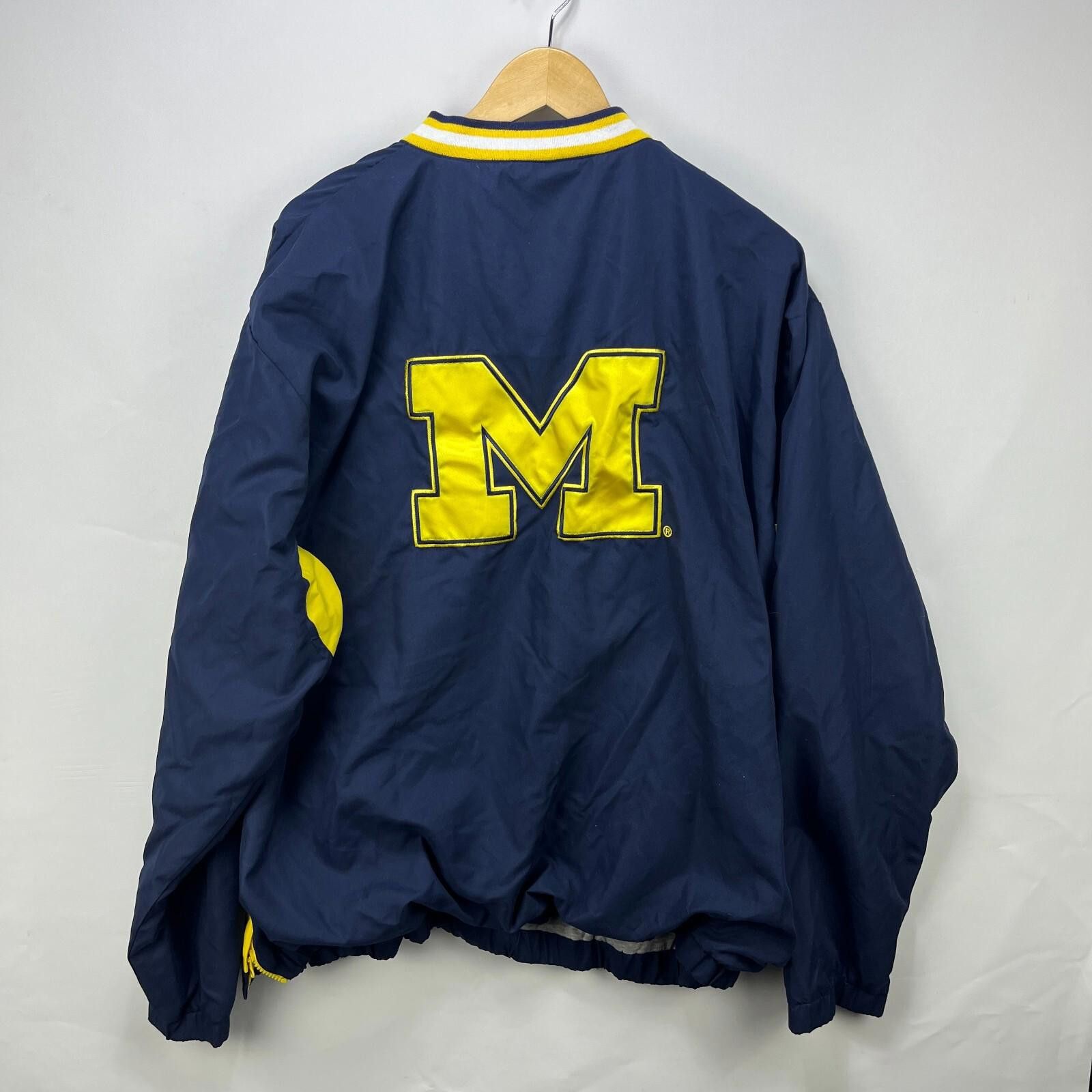 Vintage Vintage Michigan Wolverines Windbreaker Jacket Size 2XL Size US XXL / EU 58 / 5 - 1 Thumbnail