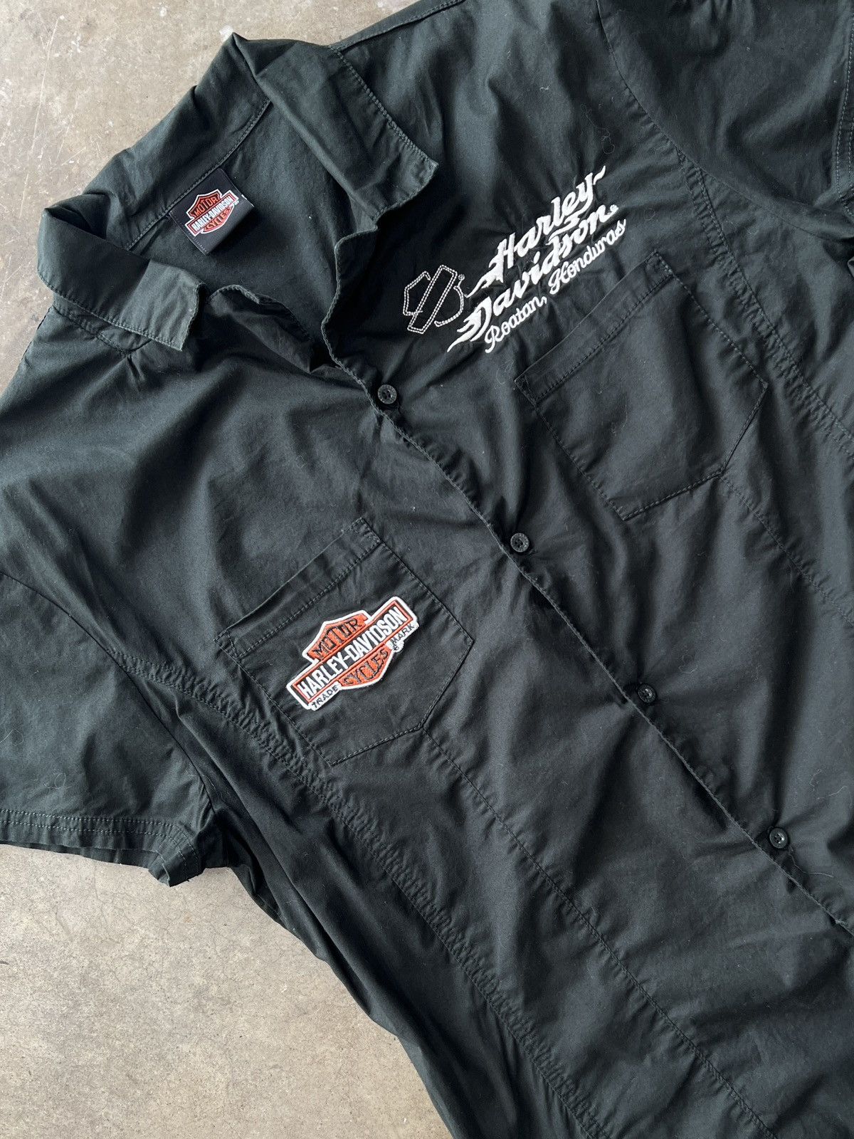 Harley Davidson × Vintage Vintage Harley Davidson Honduras Button Up Women's XL Size L / US 10 / IT 46 - 5 Thumbnail