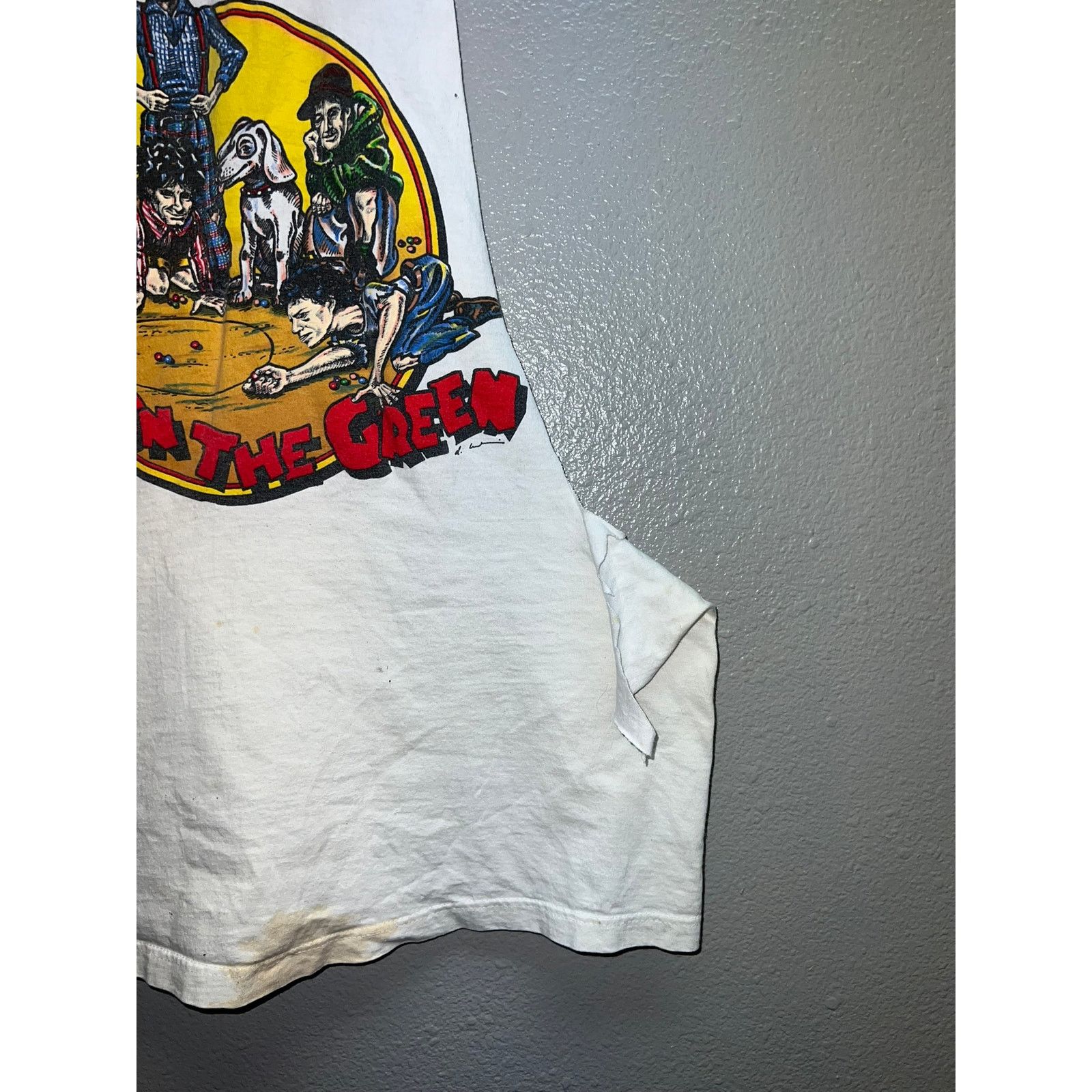 Vintage Vintage Rolling Stones Tank Shirt Living Colour Chopped XL Size US XL / EU 56 / 4 - 8 Thumbnail