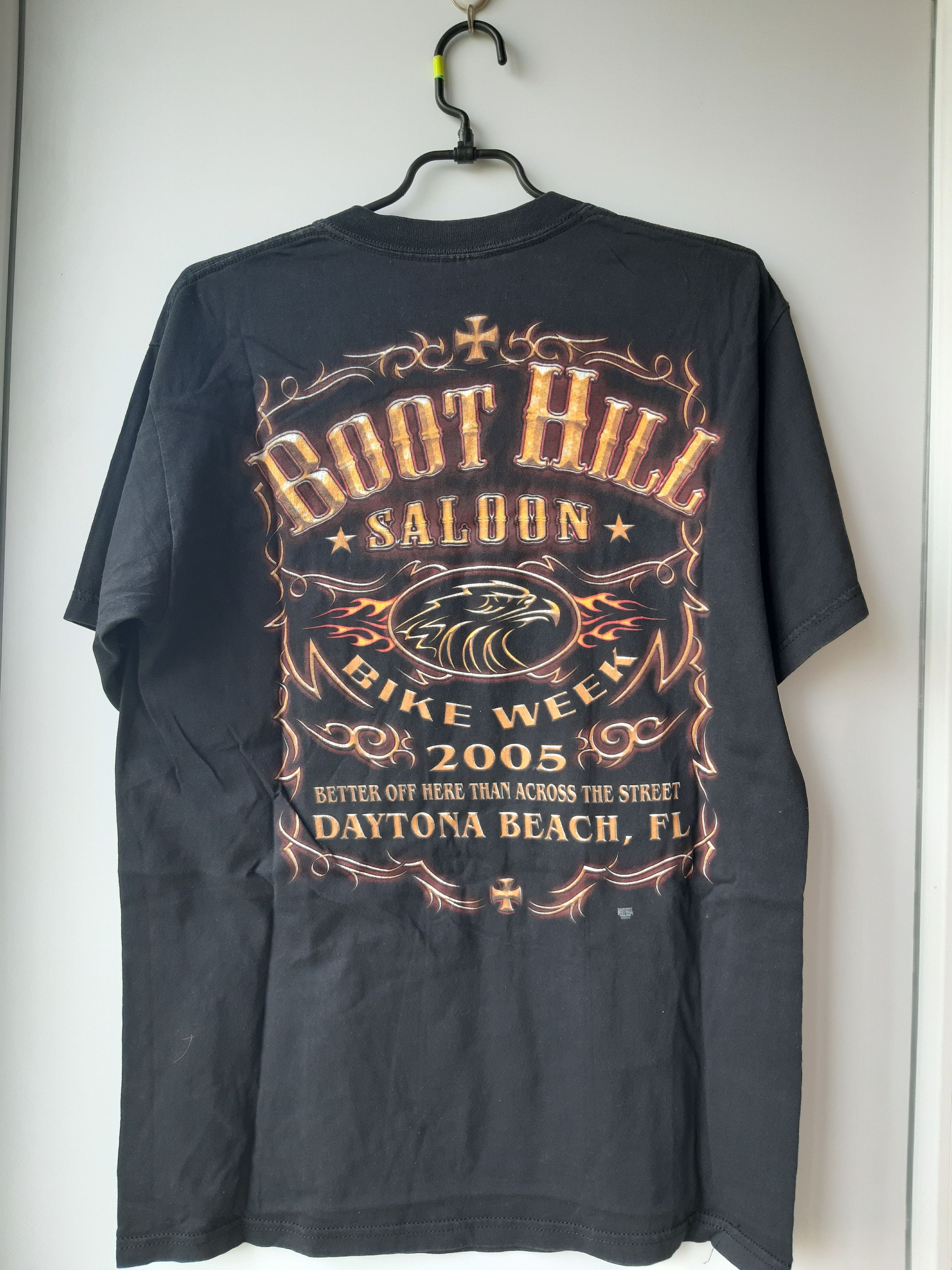 Gildan × Vintage Vintage Boot Hill Saloon Bike Week Daytona 2005 shirt Size US M / EU 48-50 / 2 - 1 Thumbnail
