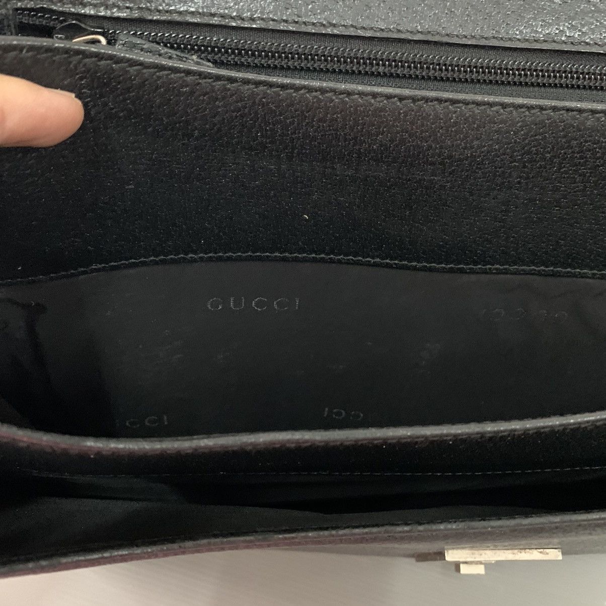 Gucci Gucci Leather Black Briefcase Bag Size ONE SIZE - 17 Thumbnail