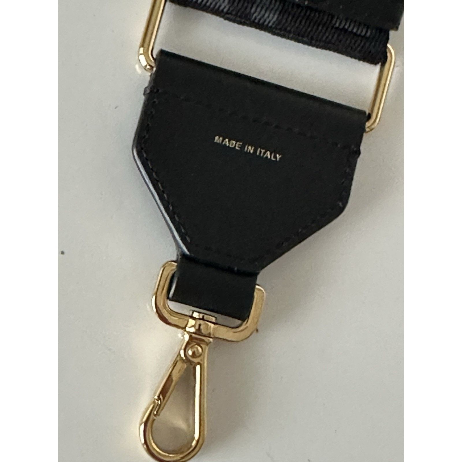 Fendi FENDI FF Logo Adjustable Strap Black Made in Italy NWT $1030 Size ONE SIZE - 10 Thumbnail