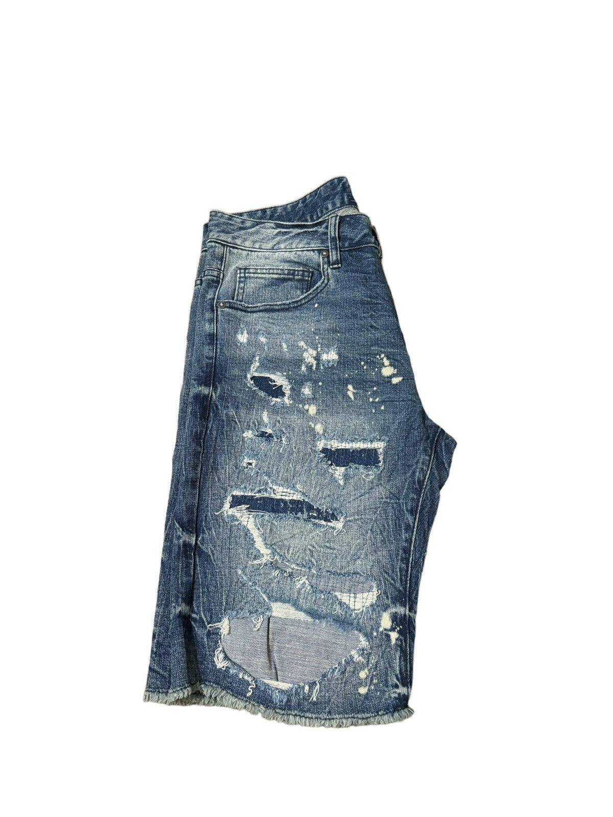 Smoke Rise Men Jean Short Size US 32 / EU 48 - 4 Thumbnail