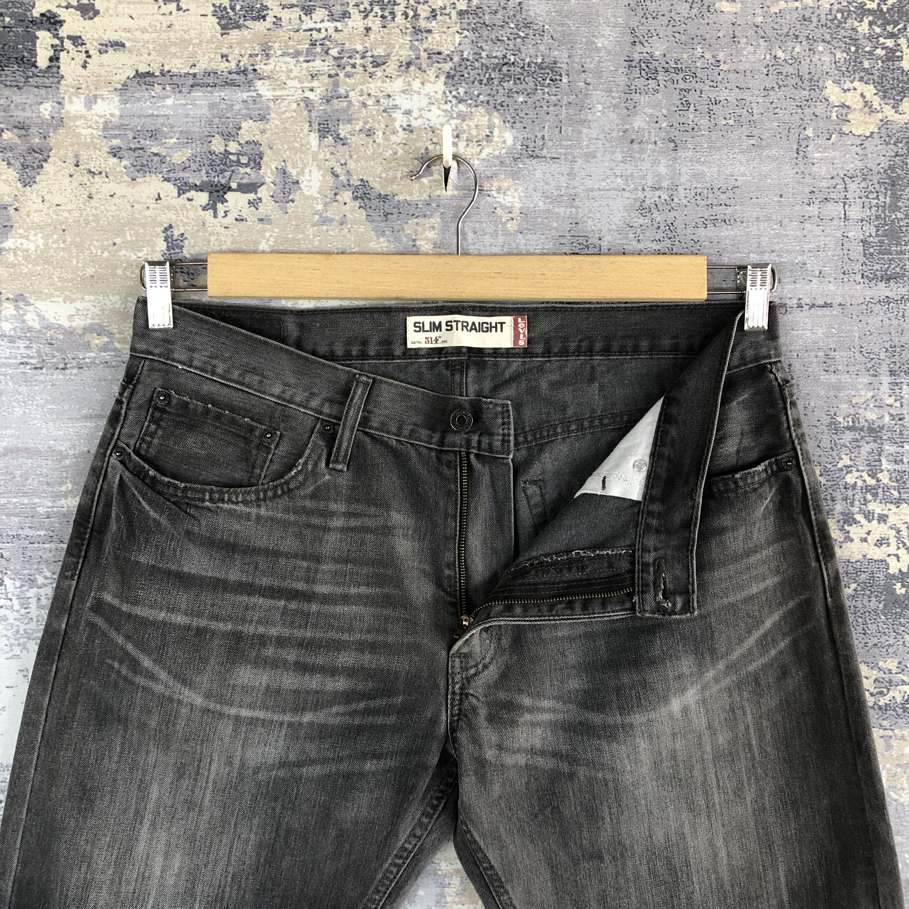 Levi's Vintage Levis 514 Baggy Jeans Super Black Levi's Denim Pants Size US 36 / EU 52 - 6 Thumbnail