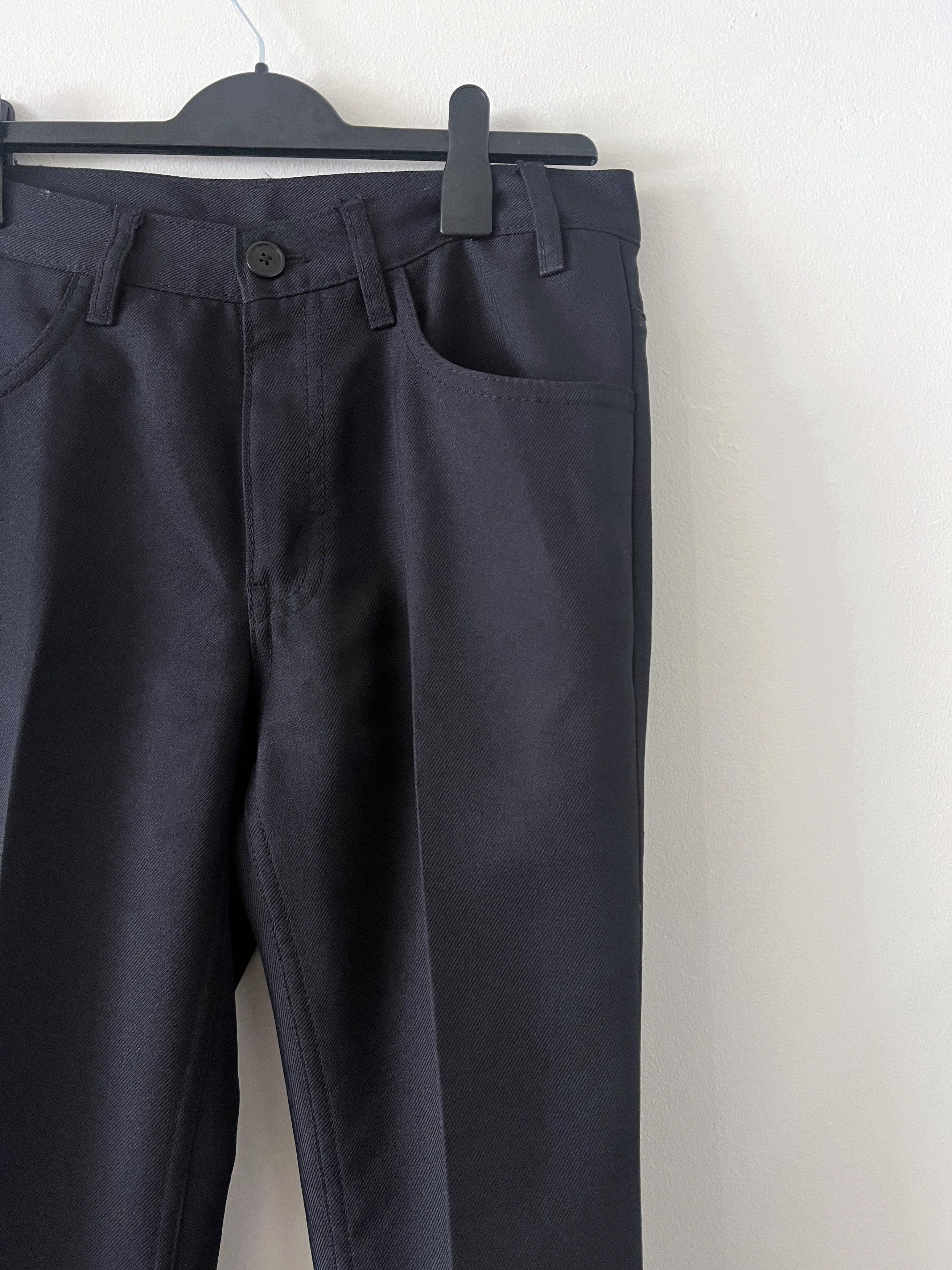 Prada Prada Runway Spring 2019 Blue twill flare pant Size US 30 / EU 46 - 2 Thumbnail