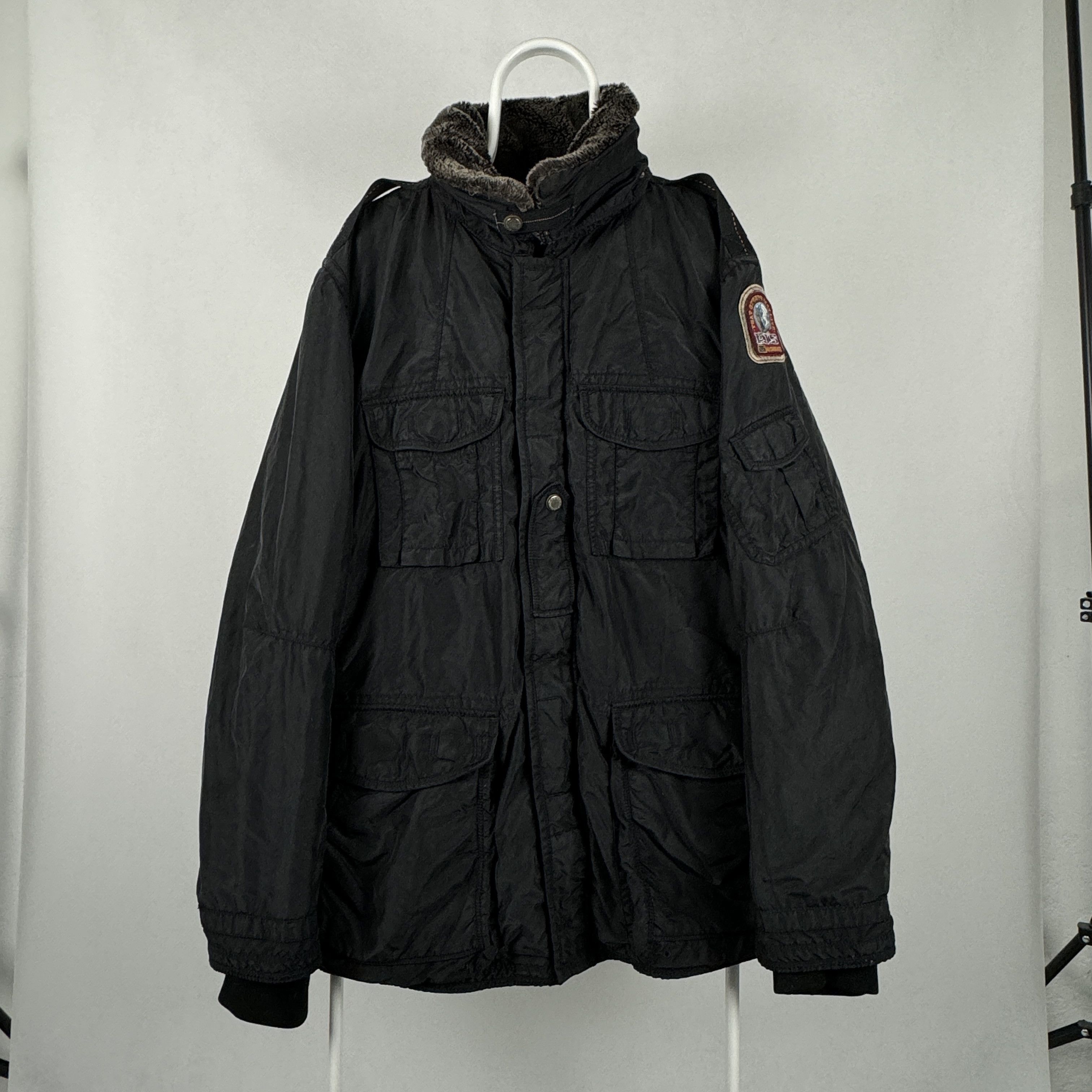 image of Italian Designers x Outdoor Life Parajumpers, Usaf 210 Recue Squadron Use in Black, Men's (Size 2XL
