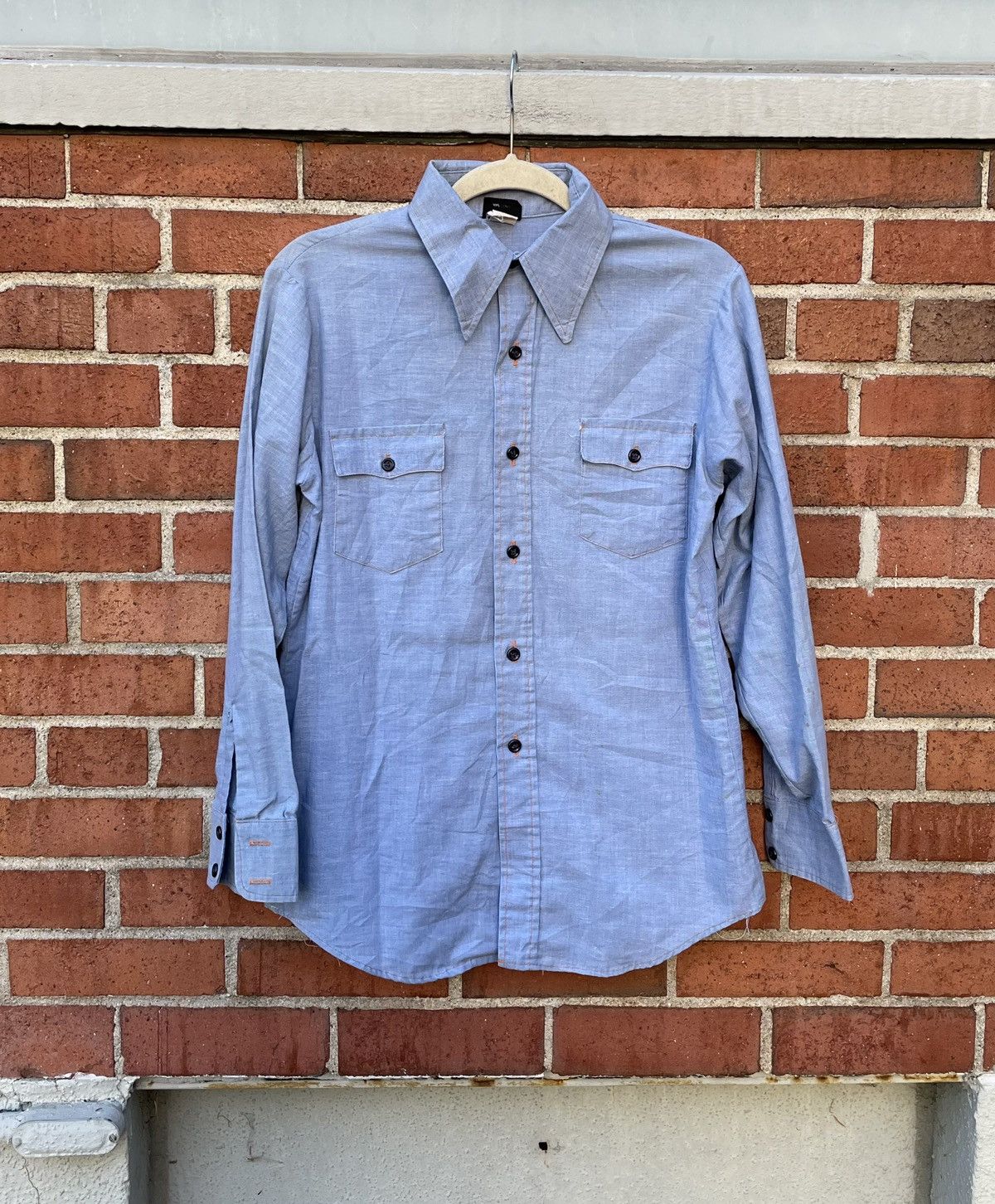 Vintage 60s Contrast Stitch Western Robert Crumb keep On Truckin Size US L / EU 52-54 / 3 - 1 Thumbnail